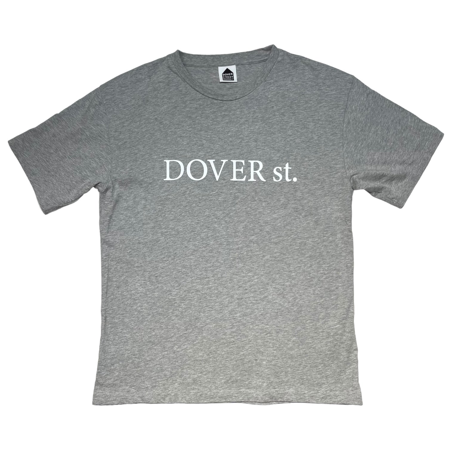 Dover Street Market×fragment design (ドーバー ストリート マーケット×フラグメント) "DOVER st." logo T-shirt ロゴ Tシャツ M グレー