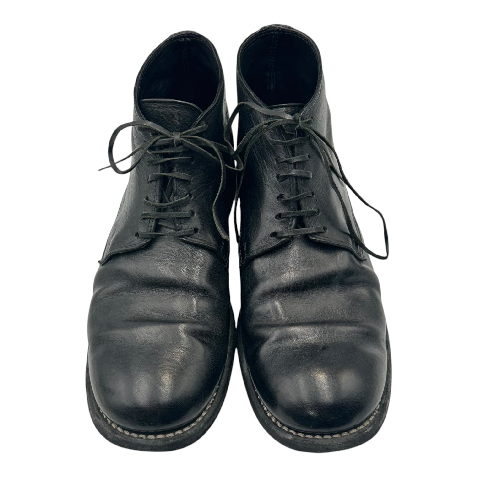 GUIDI(グイディ) Ankle Boots アンクル ブーツ 994 42(約26.5cm〜27.0cm) ブラック チャッカ 革靴 シューズ
