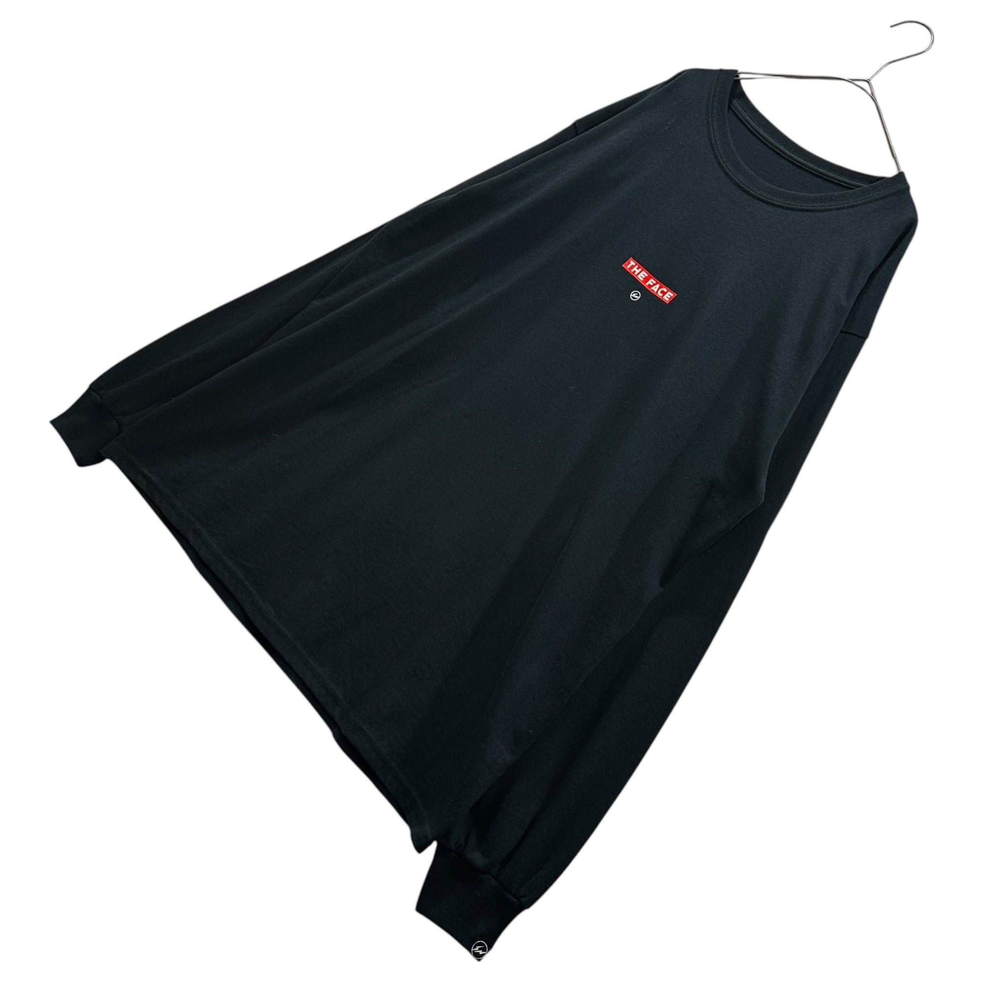 FRAGMENT DESIGN×THE FACE (フラグメントデザイン×ザフェイス) 2020AW FRGMT LONG SLEEVE T-SHIRT 01 長袖 Tシャツ 01 表記消(L程度) ブラック×レッド TOKION限定発売