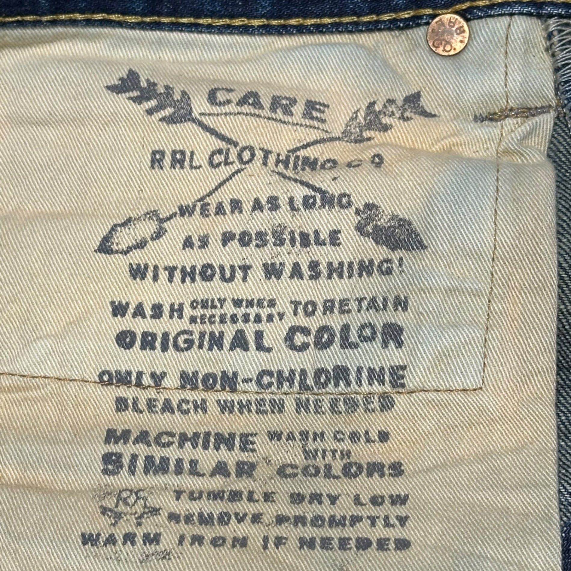 RRL(ダブルアールエル) Slim Straight Denim Pants スリム ストレート デニム パンツ W28 インディゴ