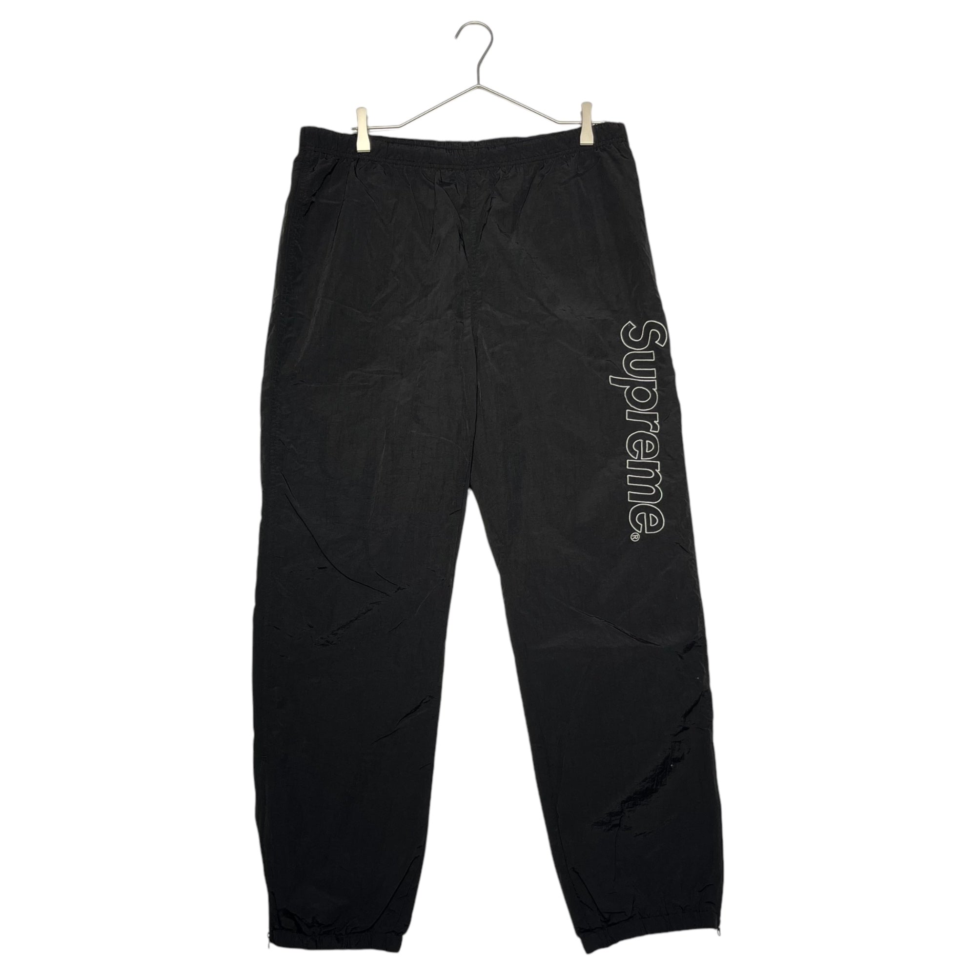 SUPREME(シュプリーム) 16SS Warm Up Pant ナイロン ウォームアップ パンツ M ブラック ジャージ トラック