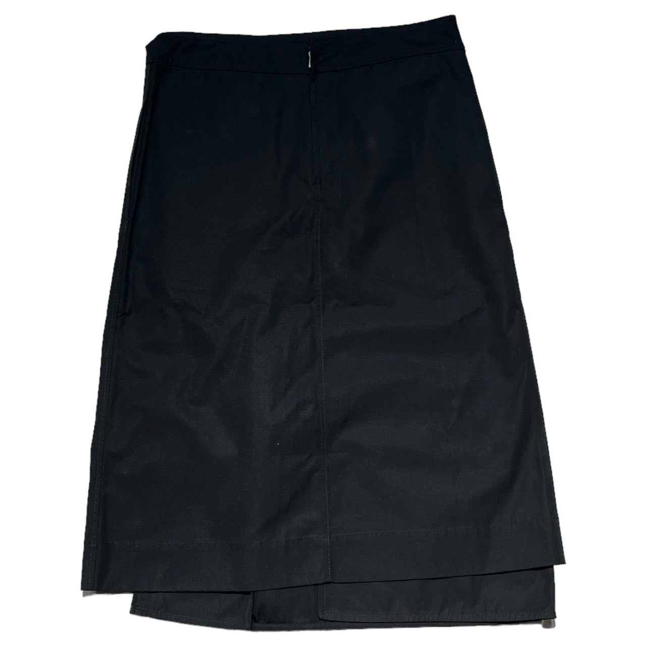 JIL SANDER(ジルサンダー) Layered cotton skirt レイヤード コットン スカート SK JW BS 0012  34(S程度) ブラック