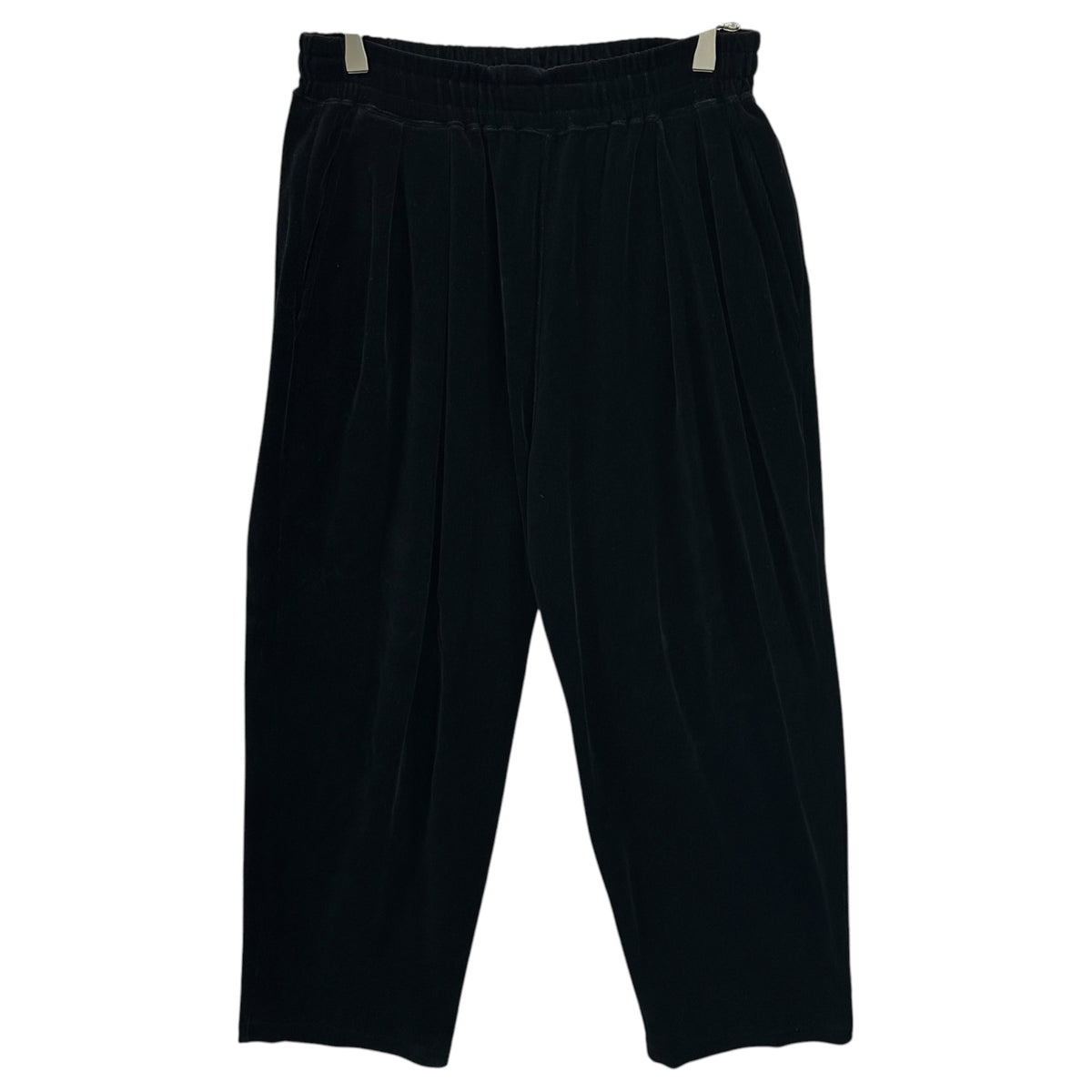 Graphpaper(グラフペーパー) 2024AW Compact Velour Easy Pants コンパクト ベロア イージー パンツ GM243-70292 1 ブラック