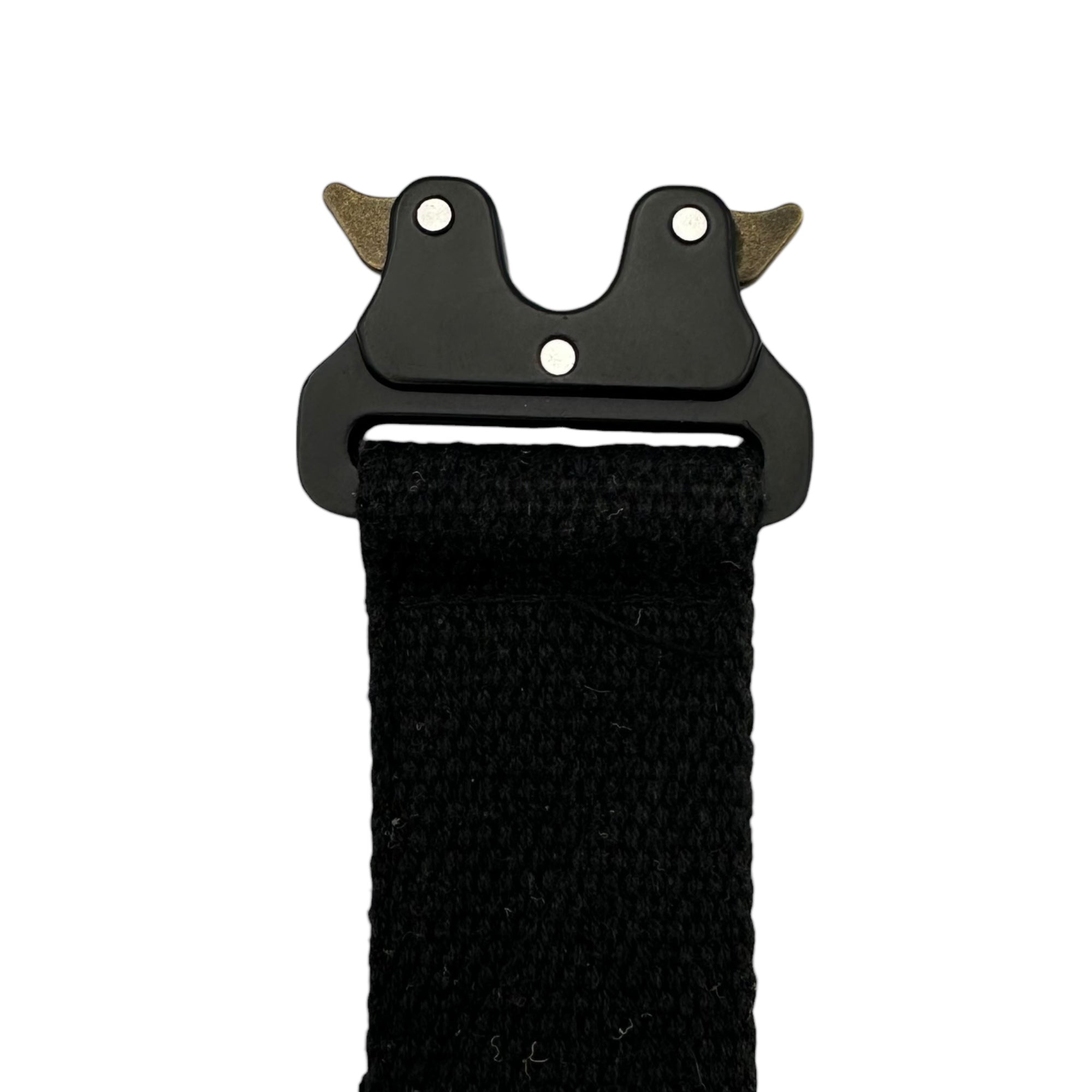 Ground Y(グラウンドワイ) 21AW Tactical Belt タクティカル ベルト ブラック コブラバックル コットン フリーサイズ