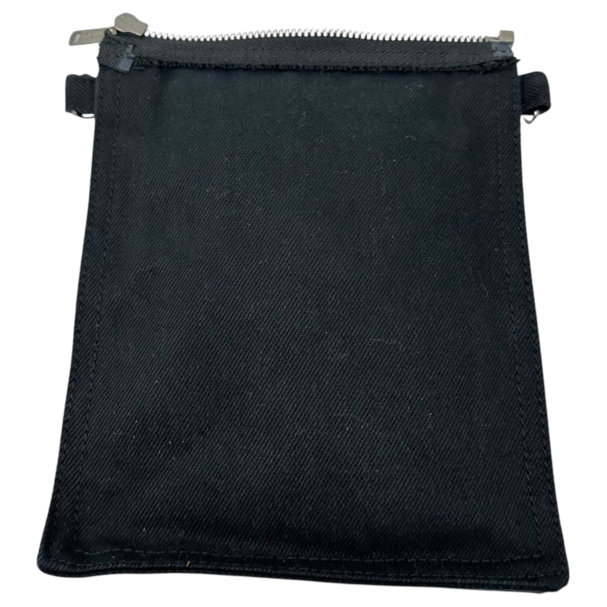 UNDERCOVER(アンダーカバー) 21AW Black Denim Zip Shoulder Pouch ブラック デニム ジップ ショルダー ポーチ UC2A4P01-1 FREE ブラック バッグ