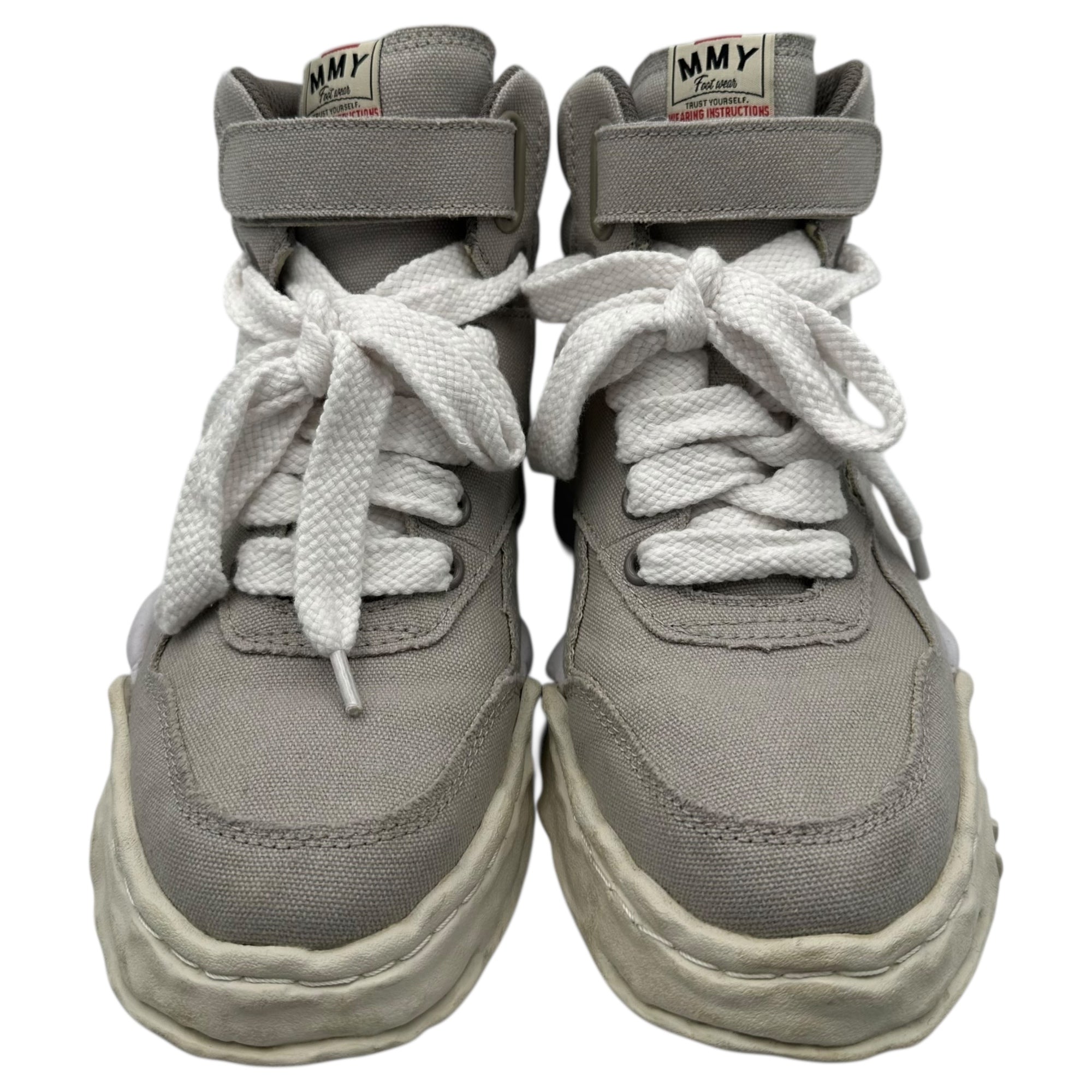 Maison MIHARA YASUHIRO(メゾンミハラヤスヒロ) Canvas High-Top Sneakers キャンバス ハイカット スニーカー A08FW703 42 グレー