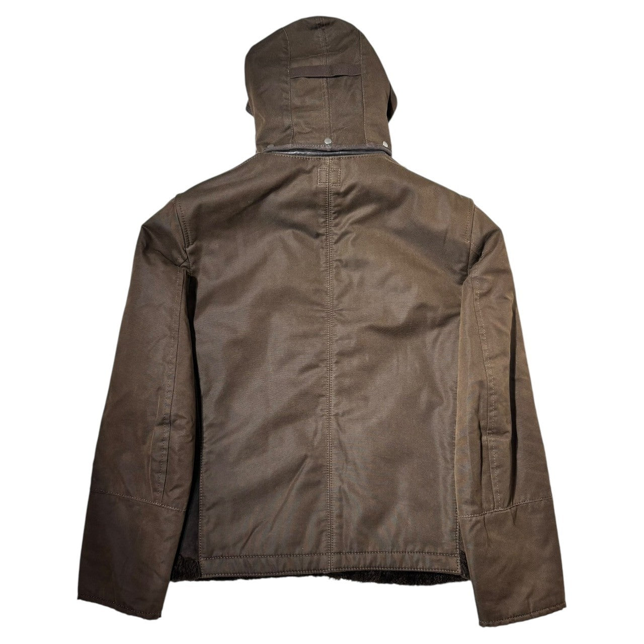 C.P.COMPANY(シーピーカンパニー) 06AW Goggle shearling leather jacket ゴーグル ムートン ジャケット 45184Q59 48(M程度) ブラウン 00's テック 本革 ボア Y2K Dポケット