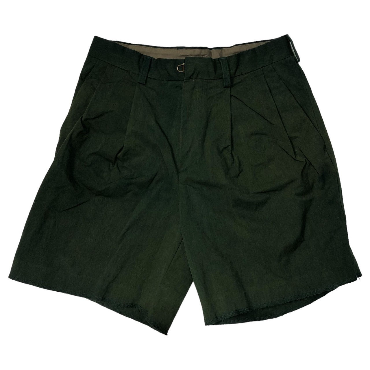 kolor(カラー) 13SS Nylon puckering shorts setup ナイロン ダブル ジャケット ショーツ セットアップ ハーフ パンツ13SCM-J03103 13SCM-P06103 SIZE 1(S) グリーン テーラード