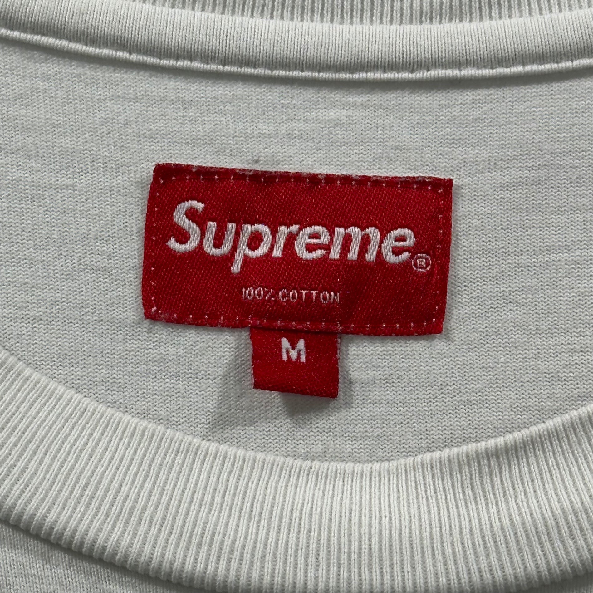 SUPREME(シュプリーム) 19SS Gold Bars Tee ロゴ Tシャツ M ホワイト FUCK ALL y'ALL