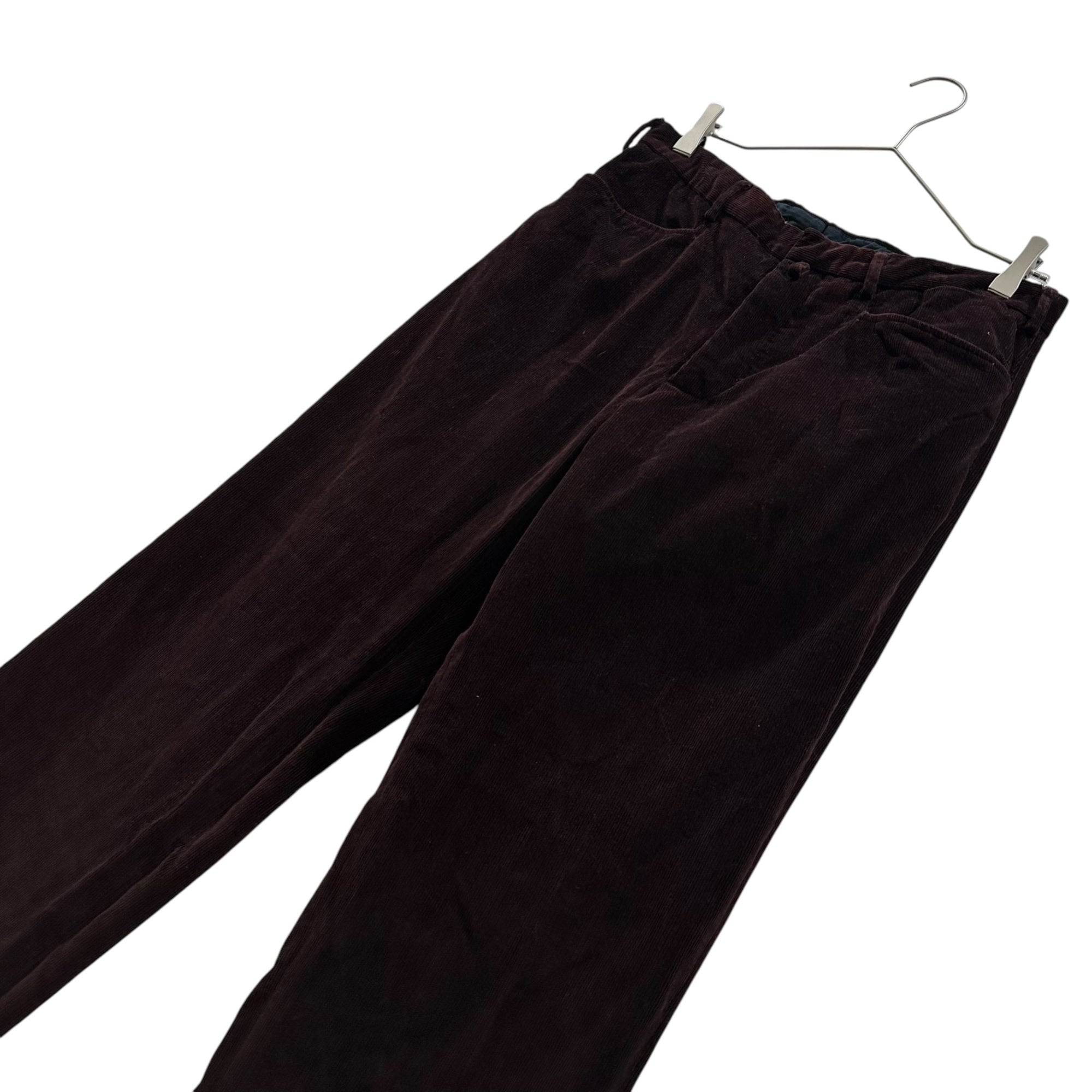 PRADA(プラダ) 2000's Corduroy Trousers コーデュロイ トラウザー パンツ 48(M程度) ブラウン
