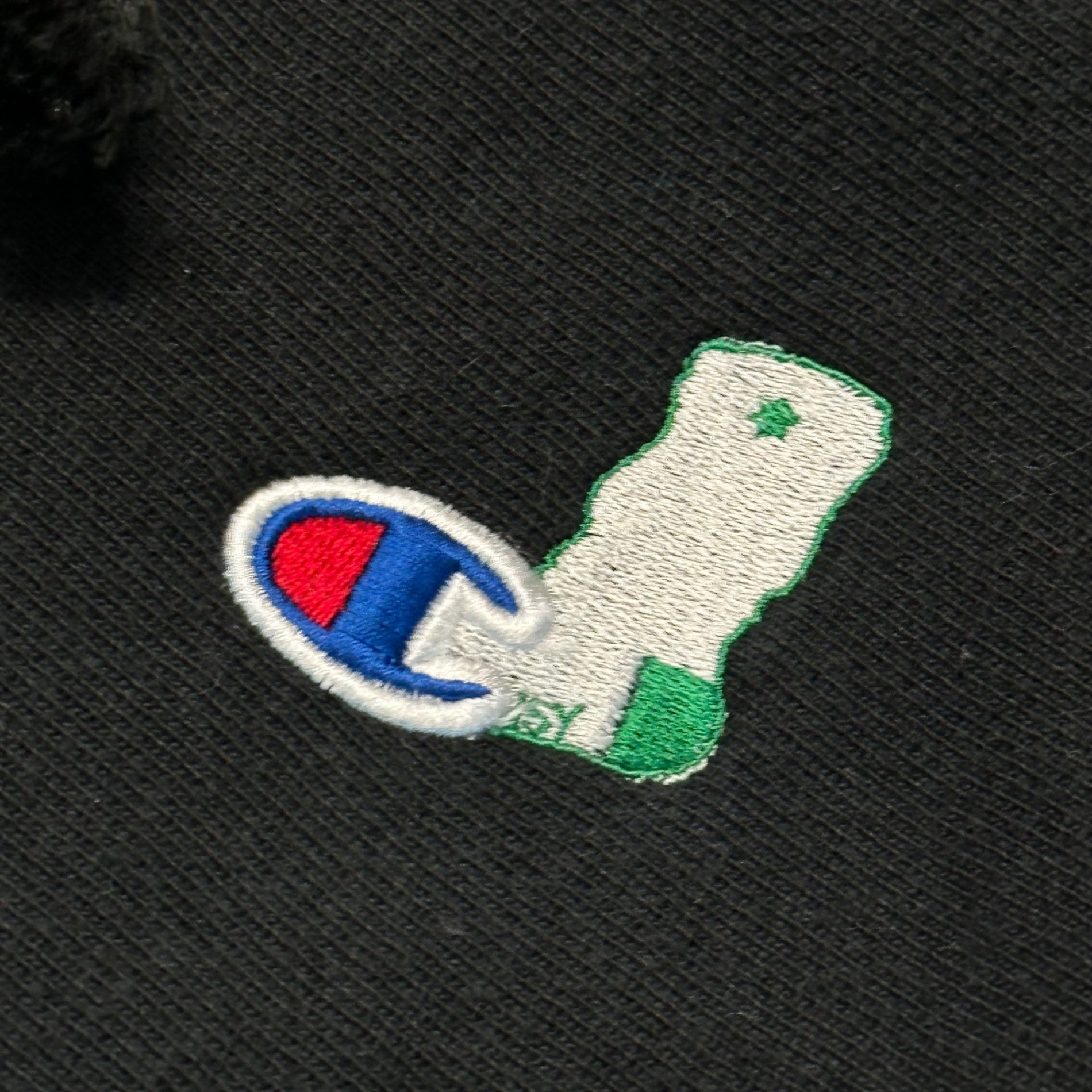 Champion(チャンピオン) One-Point Logo Pullover Hoodie ワンポイント ロゴ プルオーバー フーディー パーカー S101 BK M ブラック