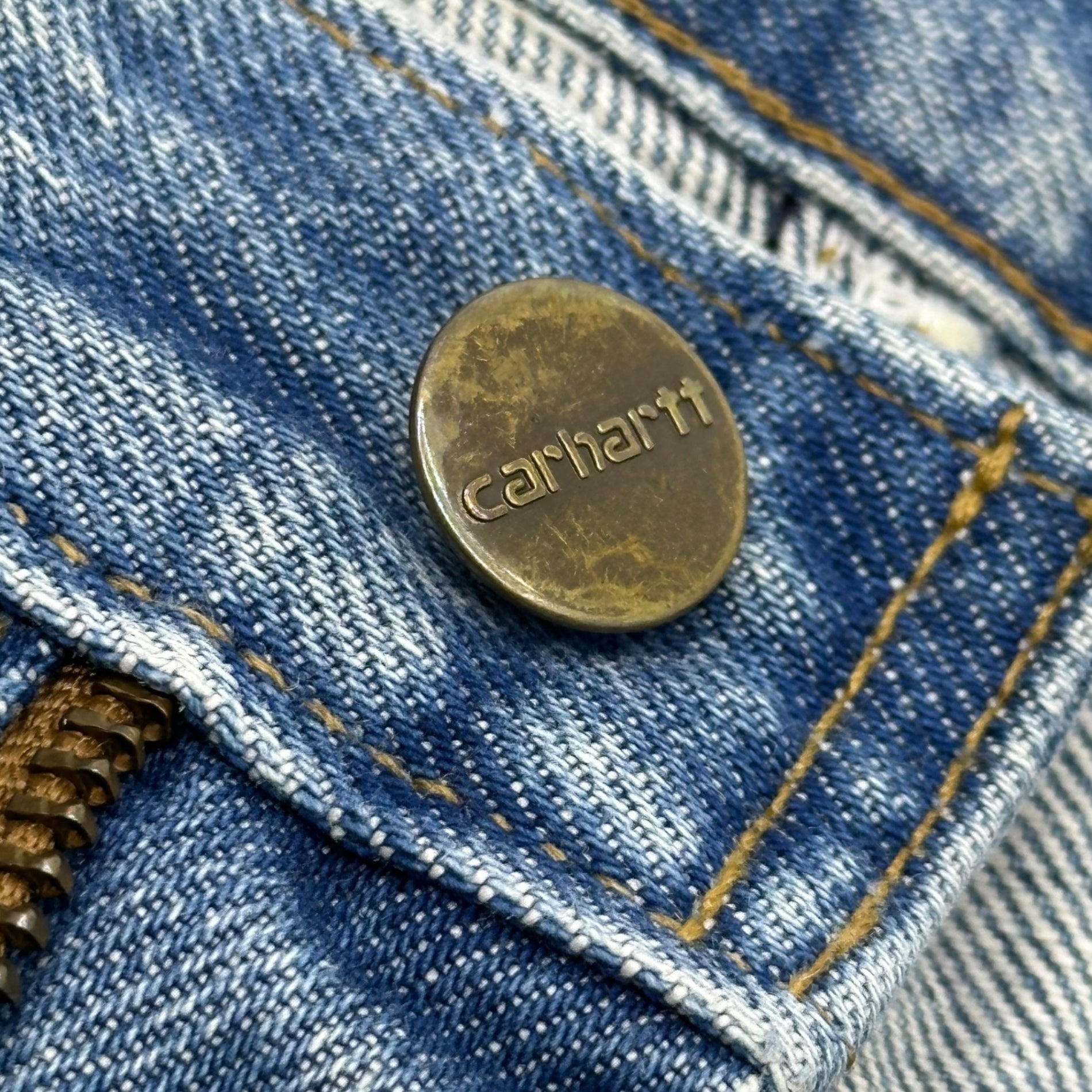 carhartt(カーハート) Old Traditional Fit Denim Pants オールド トラディショナル フィット デニム パンツ B480LVB 34×34 ライトインディゴ