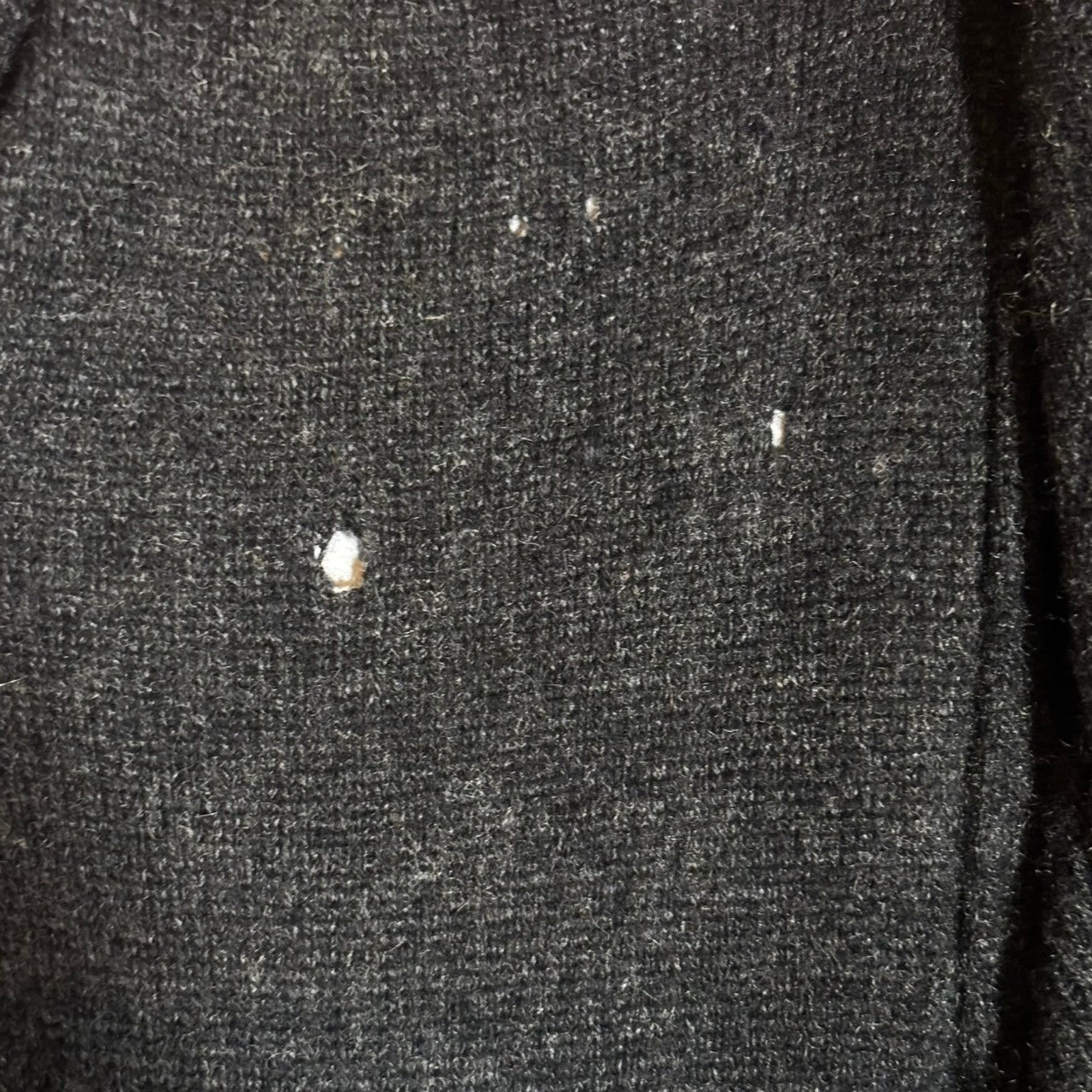 DOLCE&GABBANA(ドルチェ&ガッバーナドルガバ) Double specification long-sleeved cashmere cardigan ダブル仕様 長袖 カシミヤ カーディガン IKC74/4T10 46(S) チャコールグレー