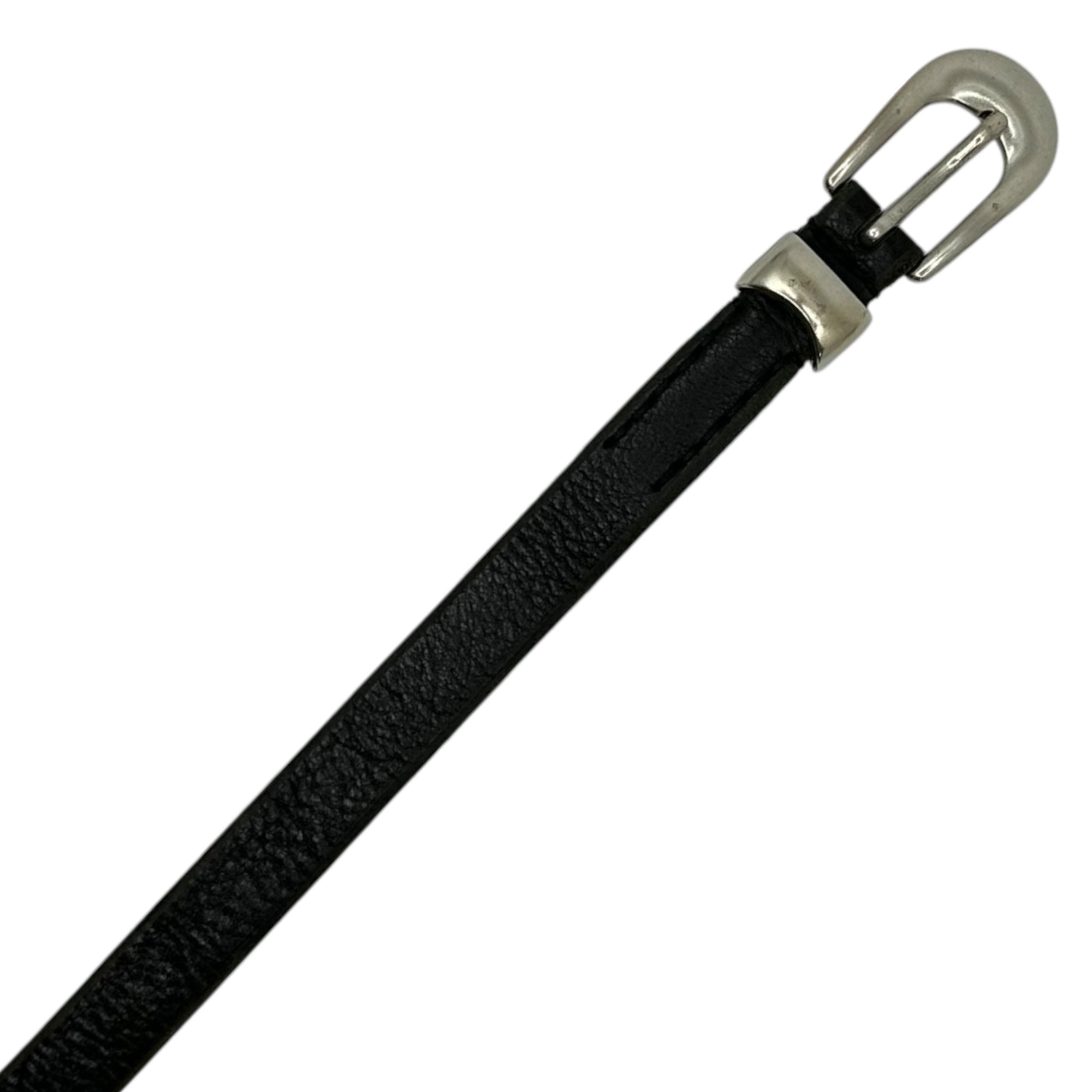 OUR LEGACY(アワーレガシー) BELT 2 CM ナロー ベルト 80 ブラック