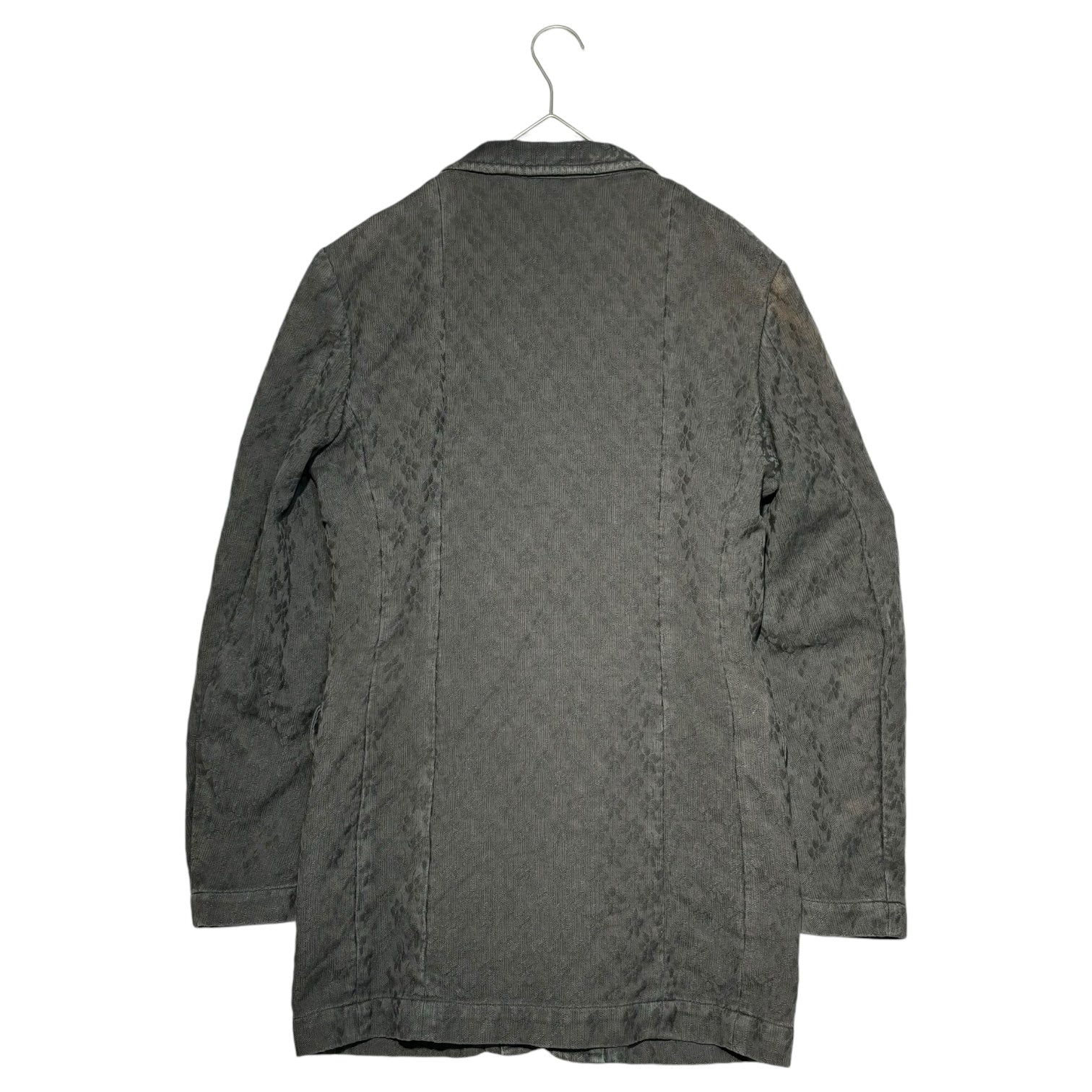 COMME des GARCONS HOMME PLUS(コムデギャルソンオムプリュス) 00SS Jacquard 4B tailored jacket ゴブラン期 ジャガード テーラード ジャケット PJ-10040M M ブラック AD1999