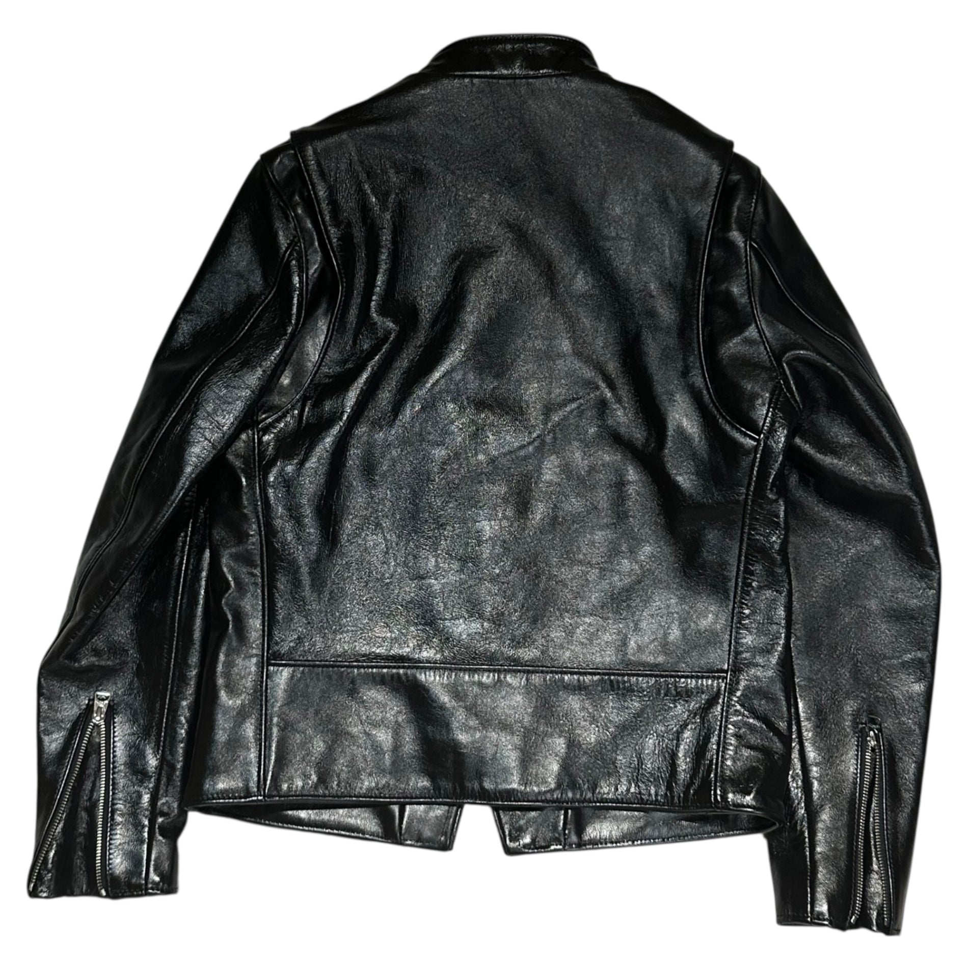 SCHOTT(ショット) Horsehide Cafe Racer Riders Jacket ホースハイド カフェレーサー ライダース ジャケット 馬革 641XXH 38(S～M程度) ブラック