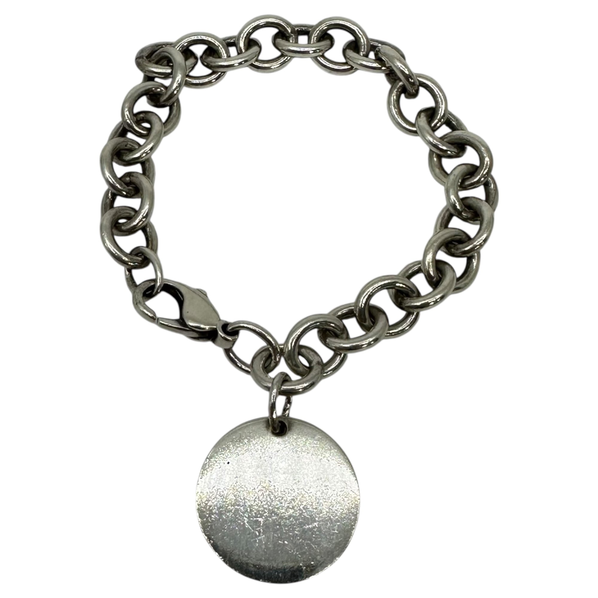 TIFFANY & CO.(ティファニー) Vintage Return to Round Tag Silver Bracelet ヴィンテージ リターントゥ ラウンド タグ シルバー ブレスレット シルバー