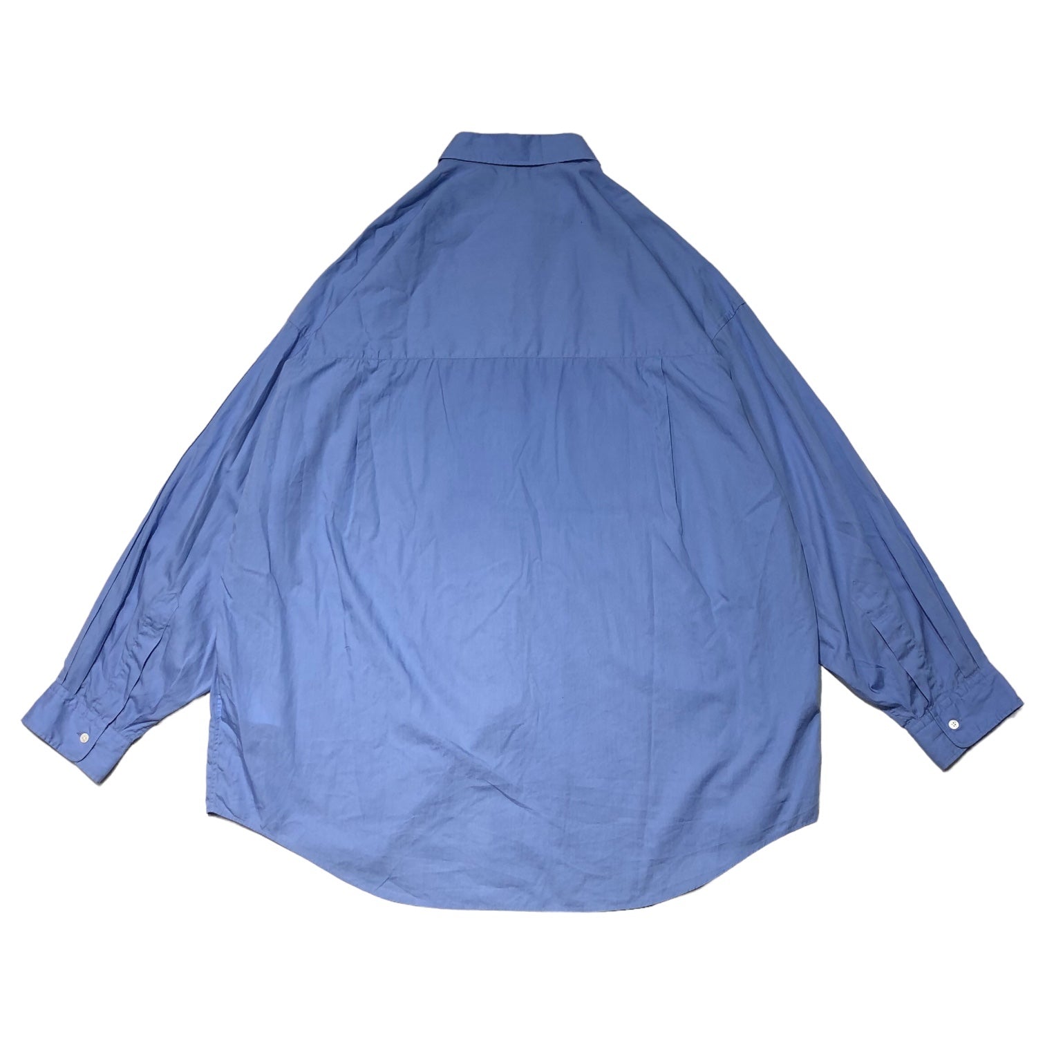 Graphpaper(グラフペーパー) 23SS Broad L/S Oversized Regular Collar Shirt オーバーサイズド レギュラーカラー シャツ GM193-50107B FREE サックスブルー