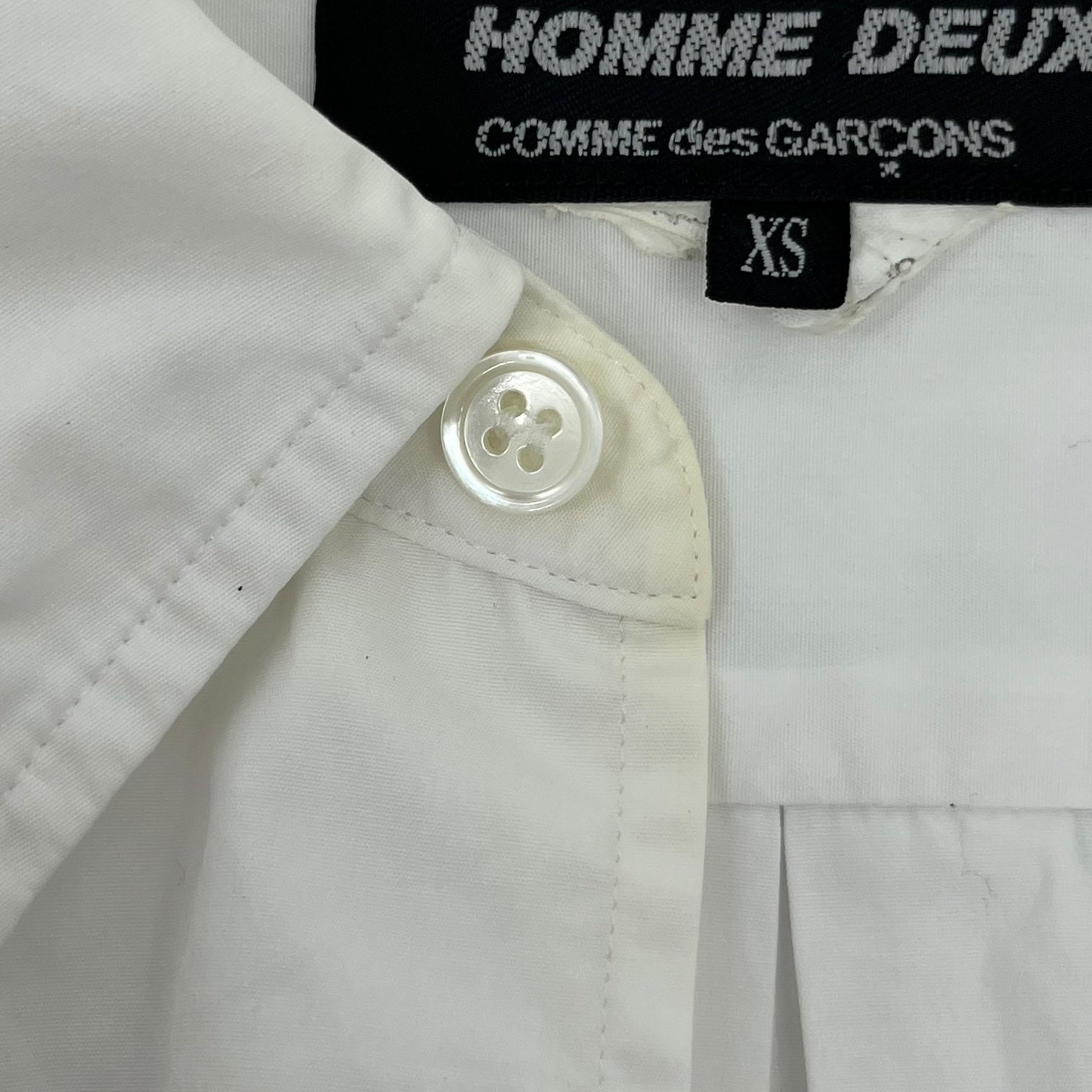 COMME des GARCONS HOMME DEUX(コムデギャルソンオムドゥ) 16SS long sleeve dress shirt 長袖 ドレスシャツ DZ-B516 XS ホワイト AD2015