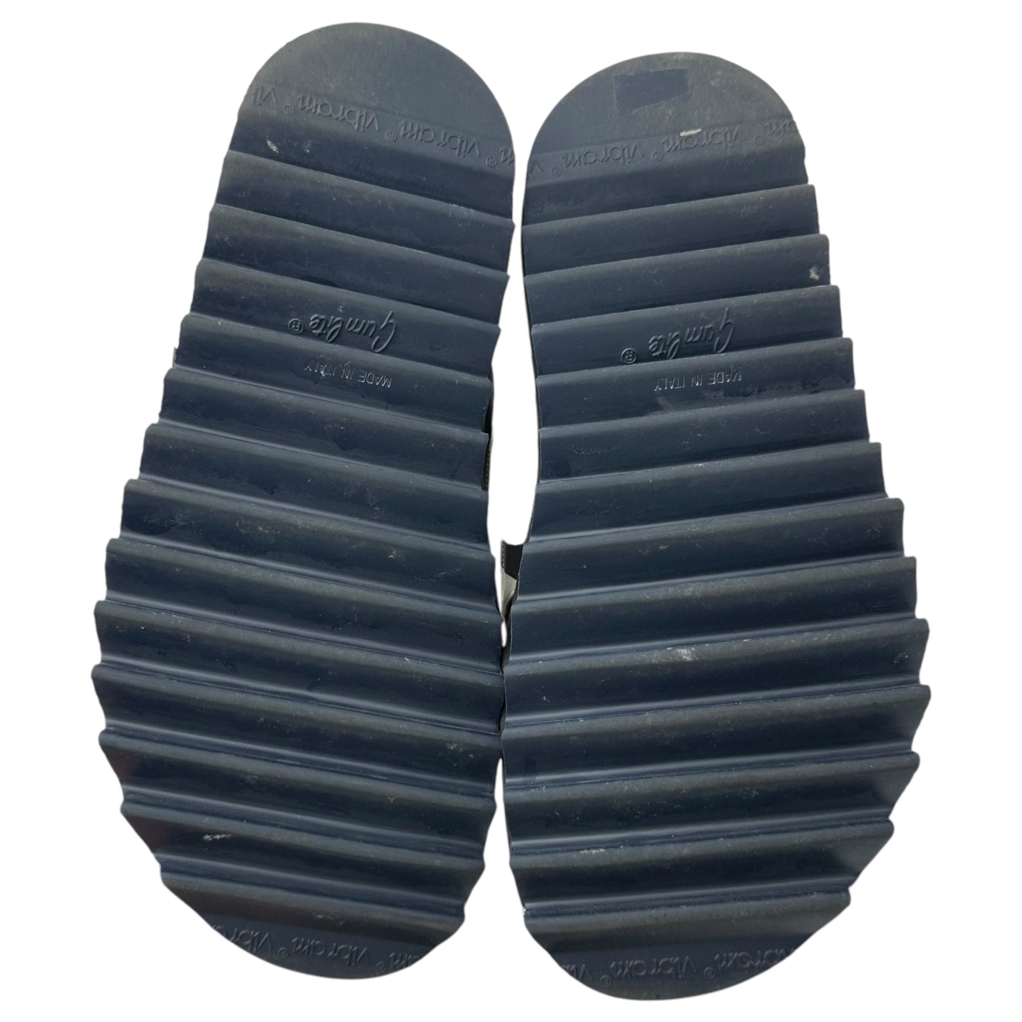 DRIES VAN NOTEN(ドリスヴァンノッテン) Heel Lace-Up Stripe Shark Sole Sports Sandal ヒール レースアップ ストライプ シャークソール スポーツ サンダル WS25/234 37(23.5cm程度) ブラック×ホワイト×ネイビー