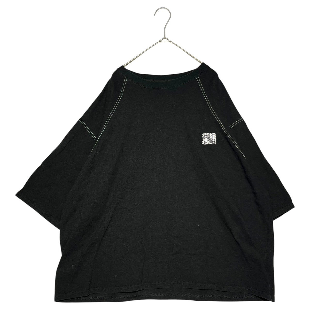 Jieda(ジエダ) 22SS LOGO OVERSIZED TEE ロゴ オーバーサイズド Tシャツ JIE-22S-CT05 OS ブラック