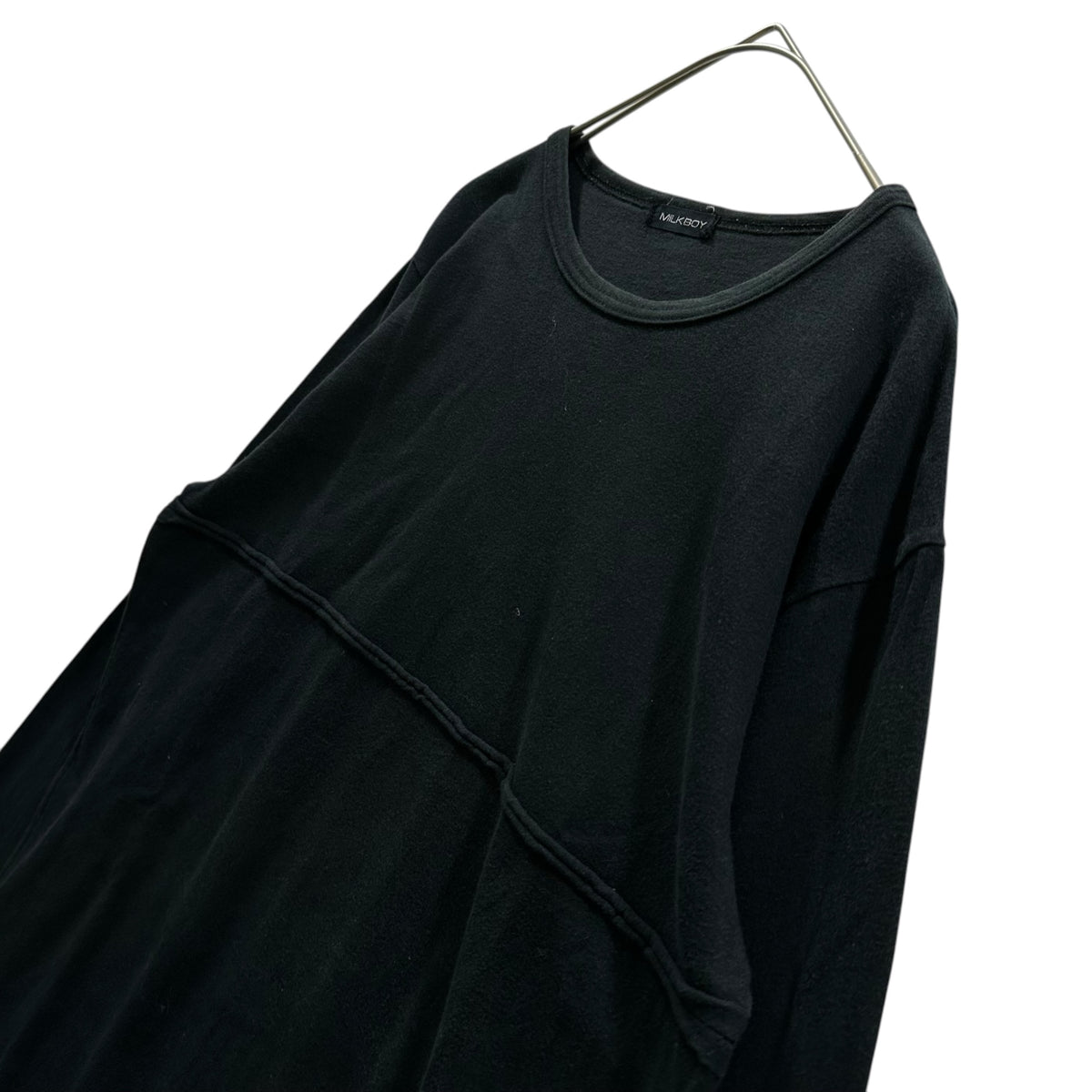 MILKBOY(ミルクボーイ) 1990's Inside-Out Joint L/S T-Shirt インサイド アウト ジョイント L/S Tシャツ OT0057 FREE ブラック