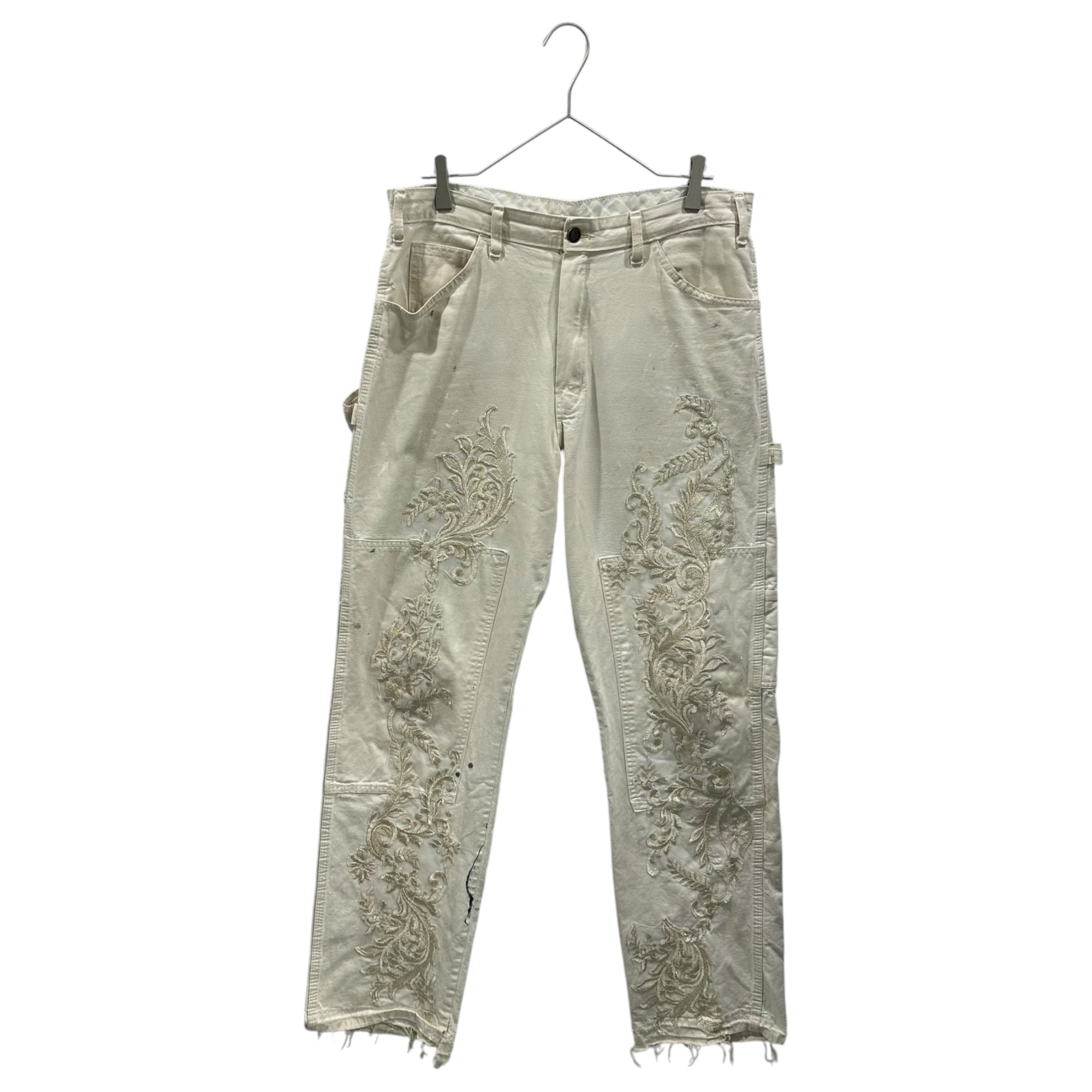 Innocence NYC(イノセンス) PAINT PAINTER PANTS ペイント ペインター パンツ 33 ホワイト 刺繍