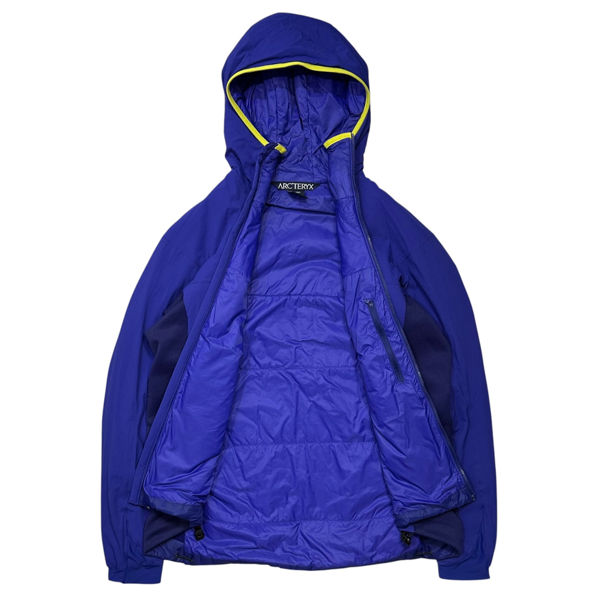 ARC'TERYX(アークテリクス) Atom LT Hoody アトム LT フーディ 10572 52962 L ブルー×イエロー 中綿 ジャケット マウンテンパーカー