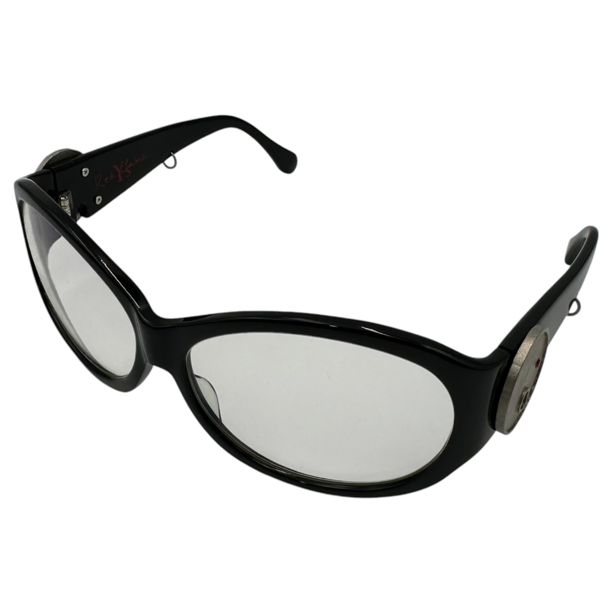 Y's Red Label(ワイズレッドレーベル) Side Coin Sunglasses サイドコイン サングラス ブラック×クリア