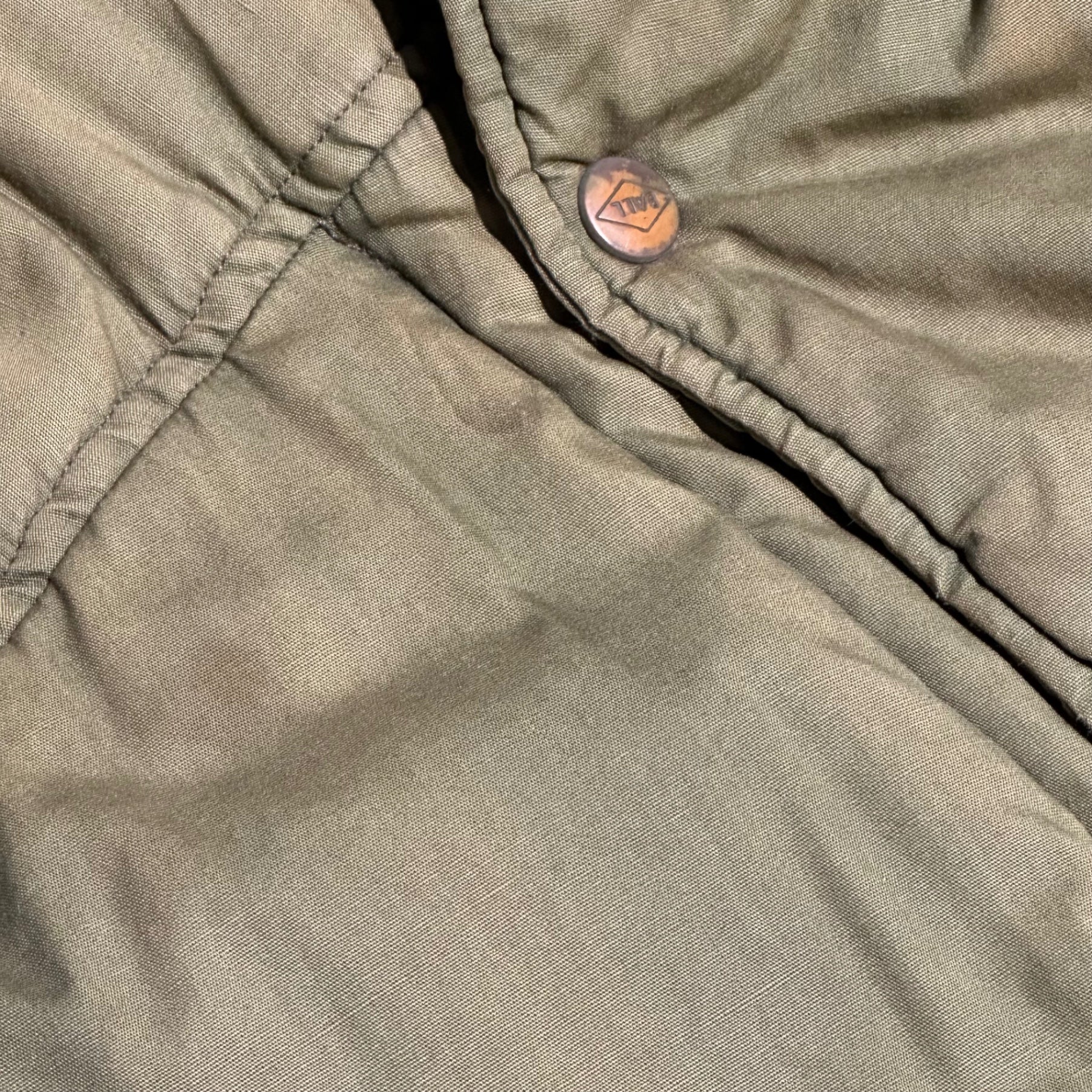 BALL by M&FG(ボール マリテフランソワジルボー) 80's Archive Cotton Boa Jacket アーカイブ コットン ボア ジャケット M カーキ 80年代 ヴィンテージ