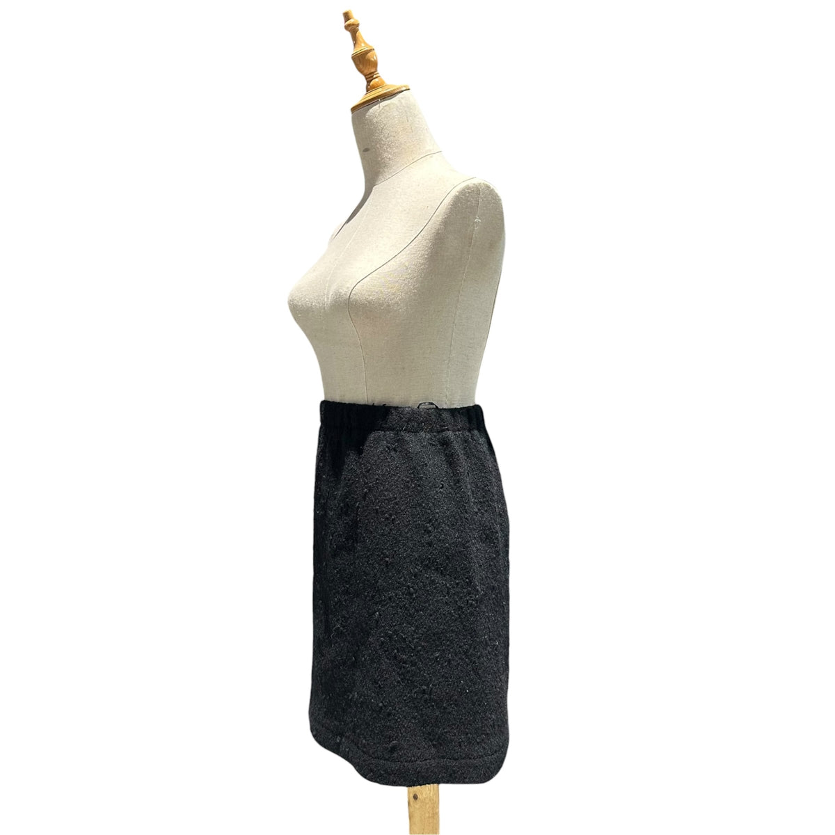 COMME des GARCONS(コムデギャルソン) 1991AW Wool Felted Tight Skirt ウール縮絨 タイト スカート GS-05061S FREE ブラック AD1991 90s アーカイブ