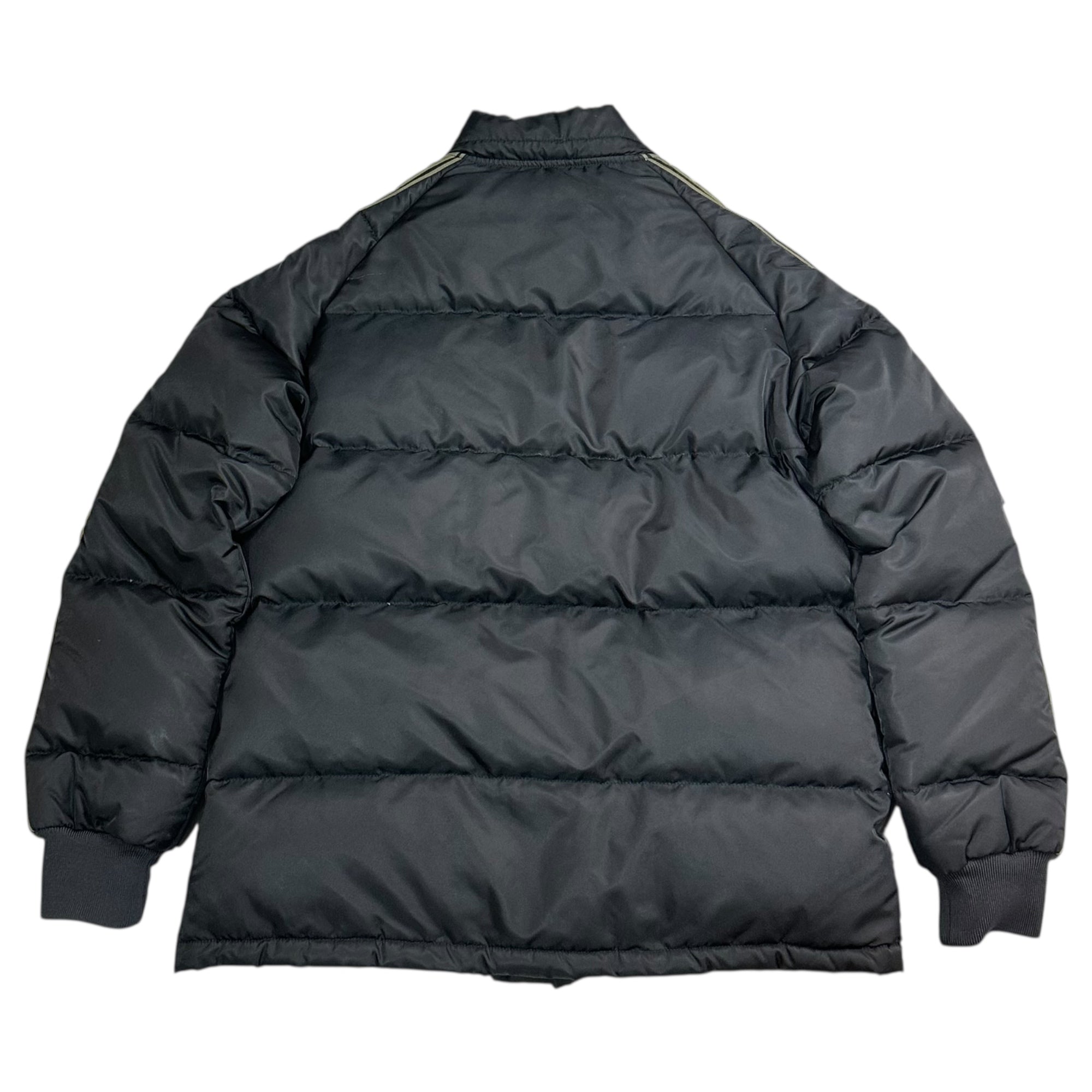 EVISU(エヴィス) Sleeve Line Racing Down Jacket 袖ライン レーシング ダウン ジャケット 42(L~XL程度) ブラック×カーキ