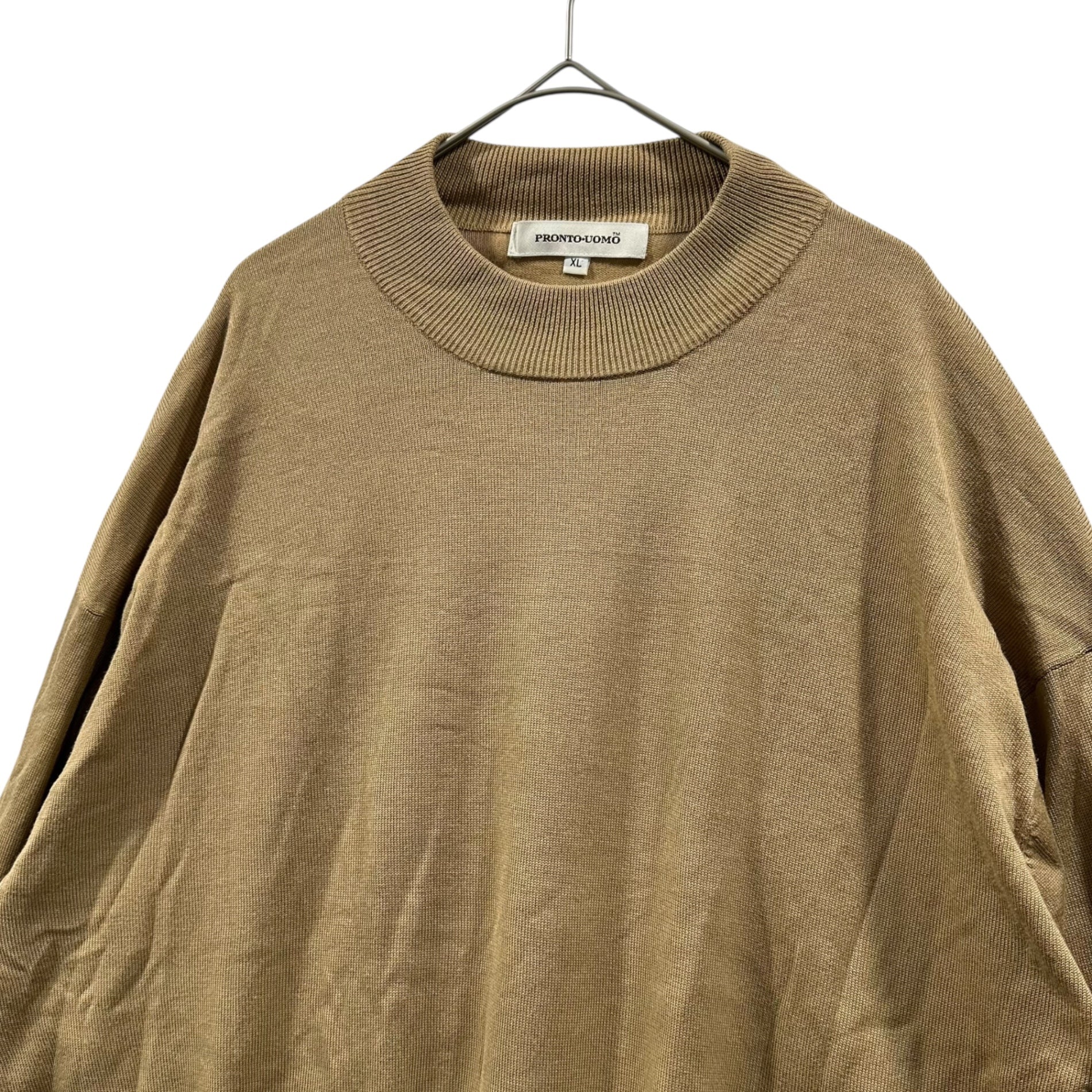 PRONTO UOMO(プロントウオモ) 90's Mock neck long sleeve knit silk
