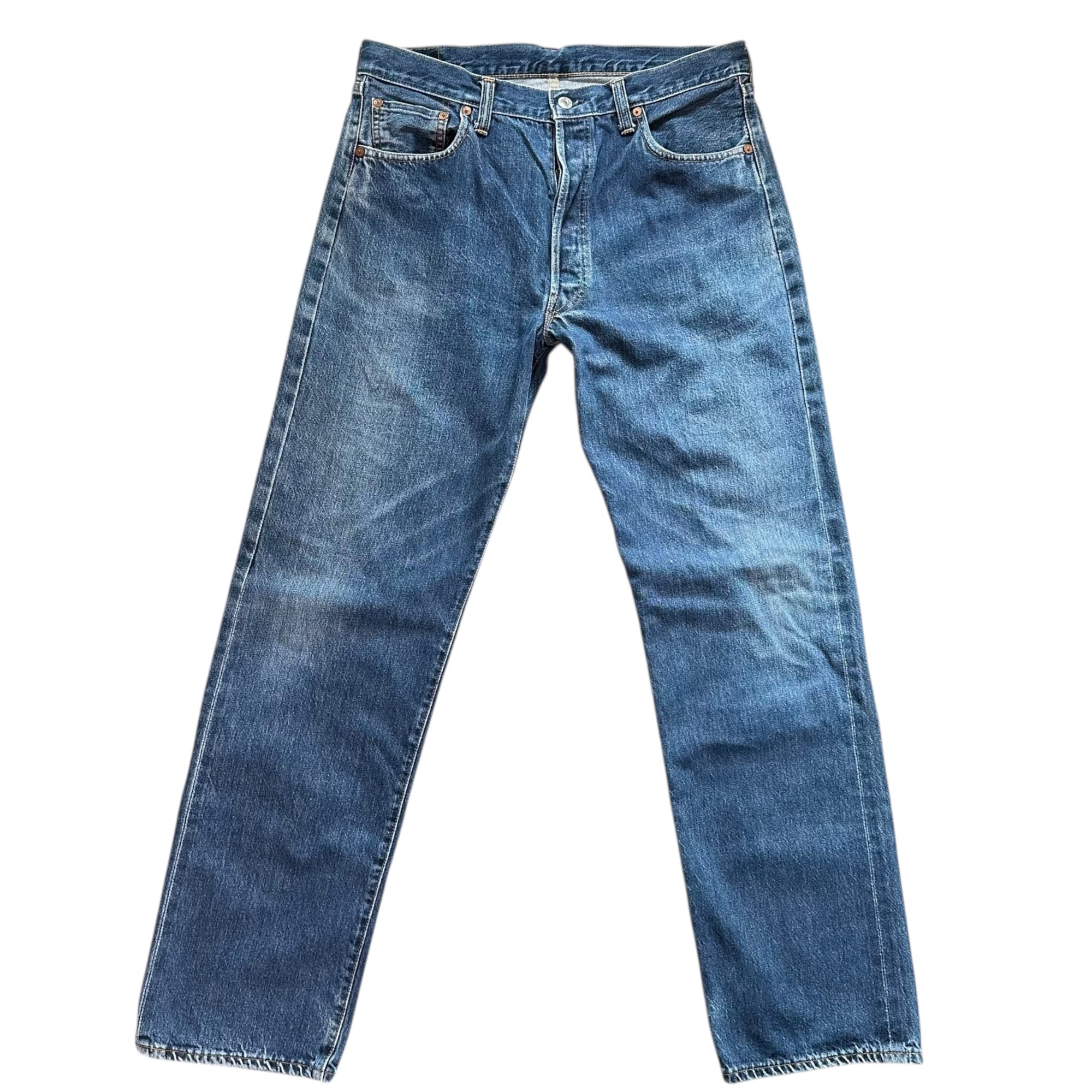 Levi's(リーバイス) 90's 501XX USA made Valencia Factory Straight Denim Pants バレンシア工場 ストレート デニム パンツ 501-0004 Ｗ36 L36 インディゴ ヴィンテージ 90年代