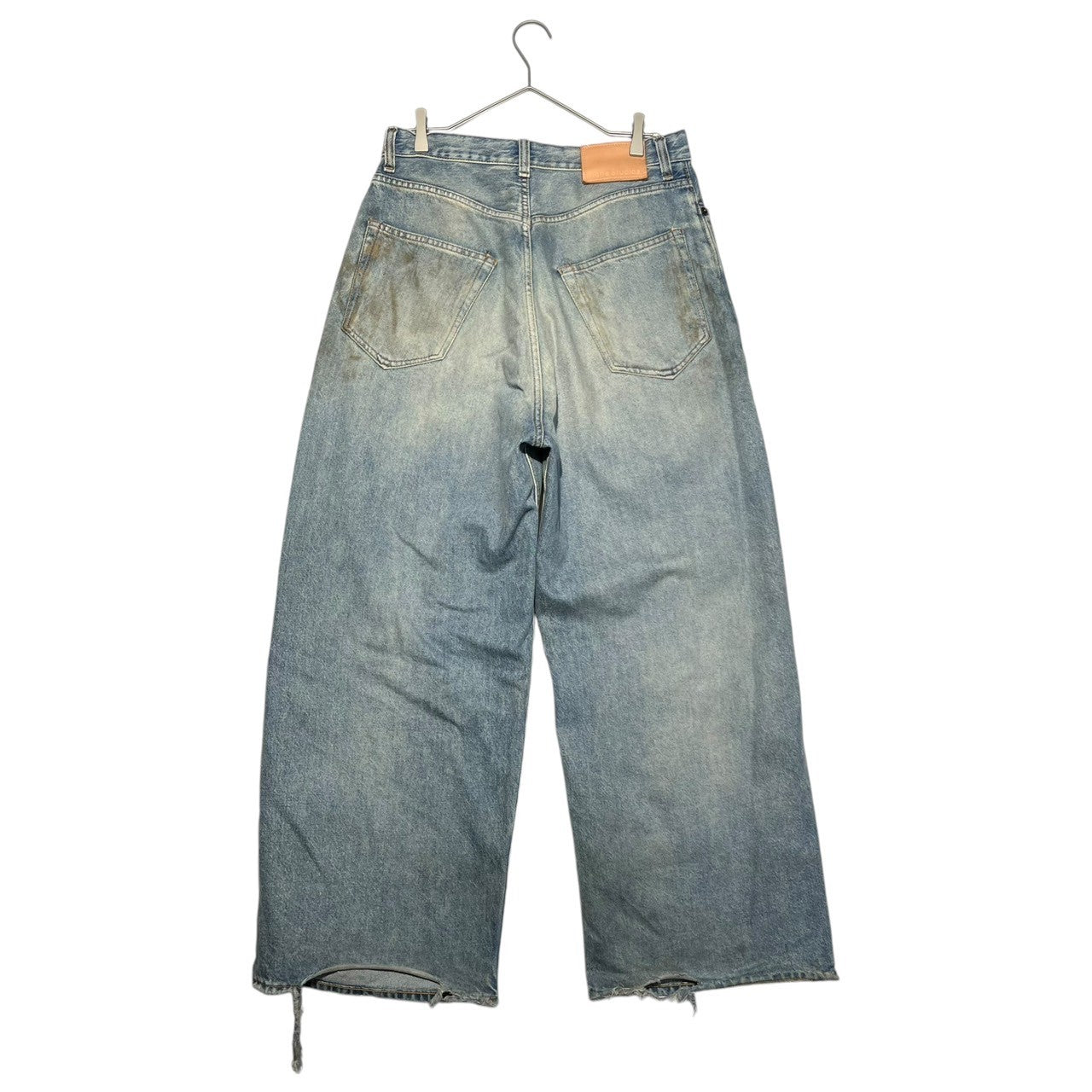 Acne Studios(アクネストゥディオズ) Super Baggy Fit Jean ヴィンテージ加工 スーパーバギーフィットジーンズ ワイドシルエットデニムパンツ FN-UX-5PKT000078 28 ライトインディゴ