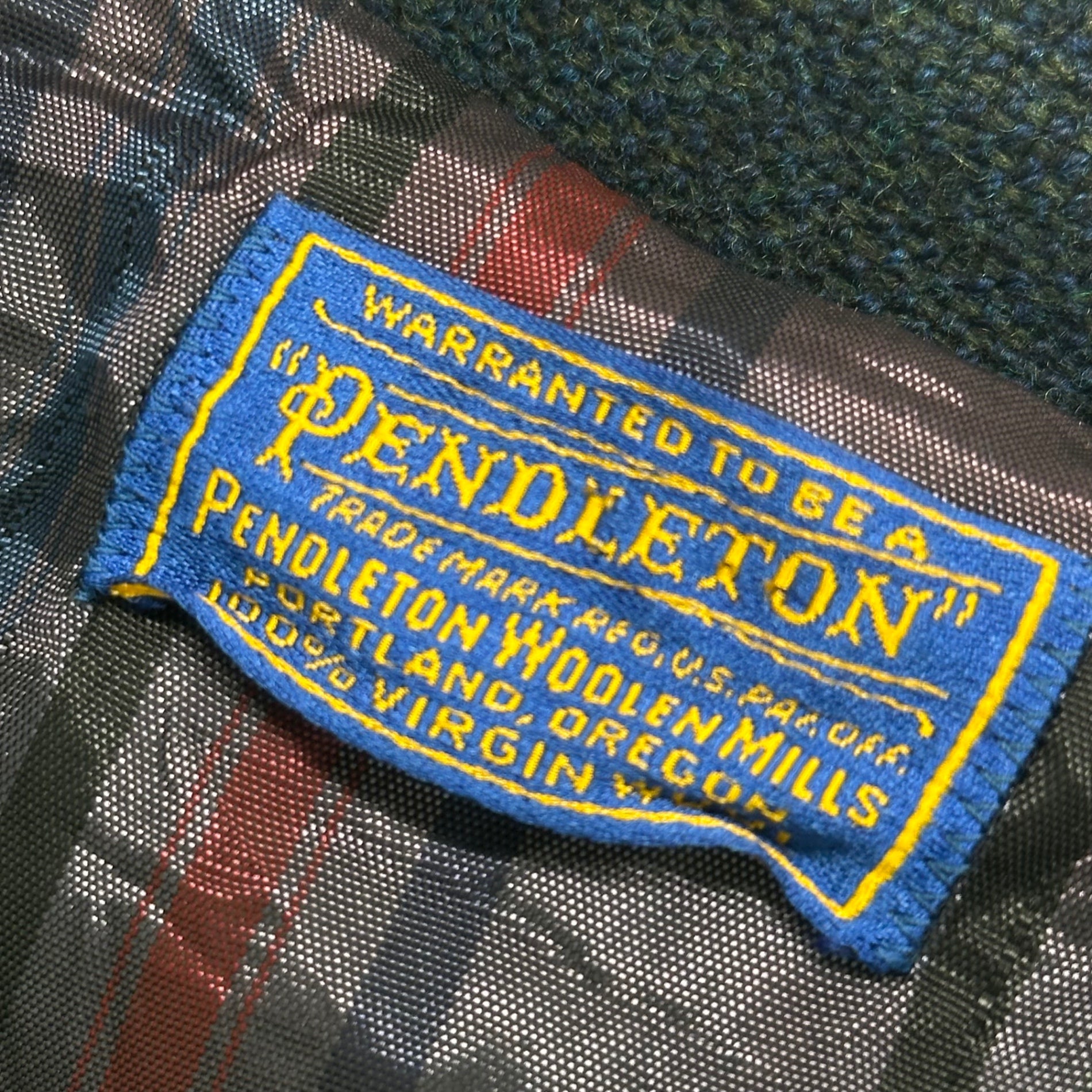 PENDLETON(ペンドルトン) VINTAGE VIRGIN WOOL JACKET ヴィンテージ ヴァージン ウール ジャケット ネイビー