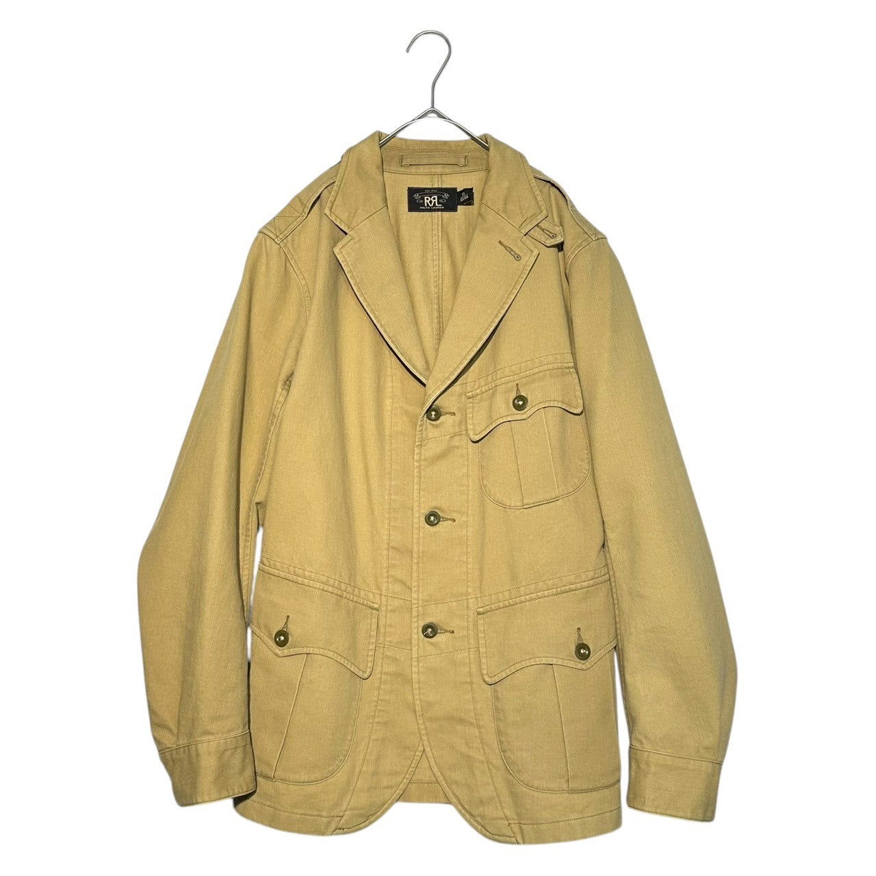 RRL(ダブルアールエル) british military jacket ブリティッシュ ミリタリー ジャケット 7263938RSTSP XS ベージュ テーラード BUSH KHAKI イギリス軍50年代サンプリング