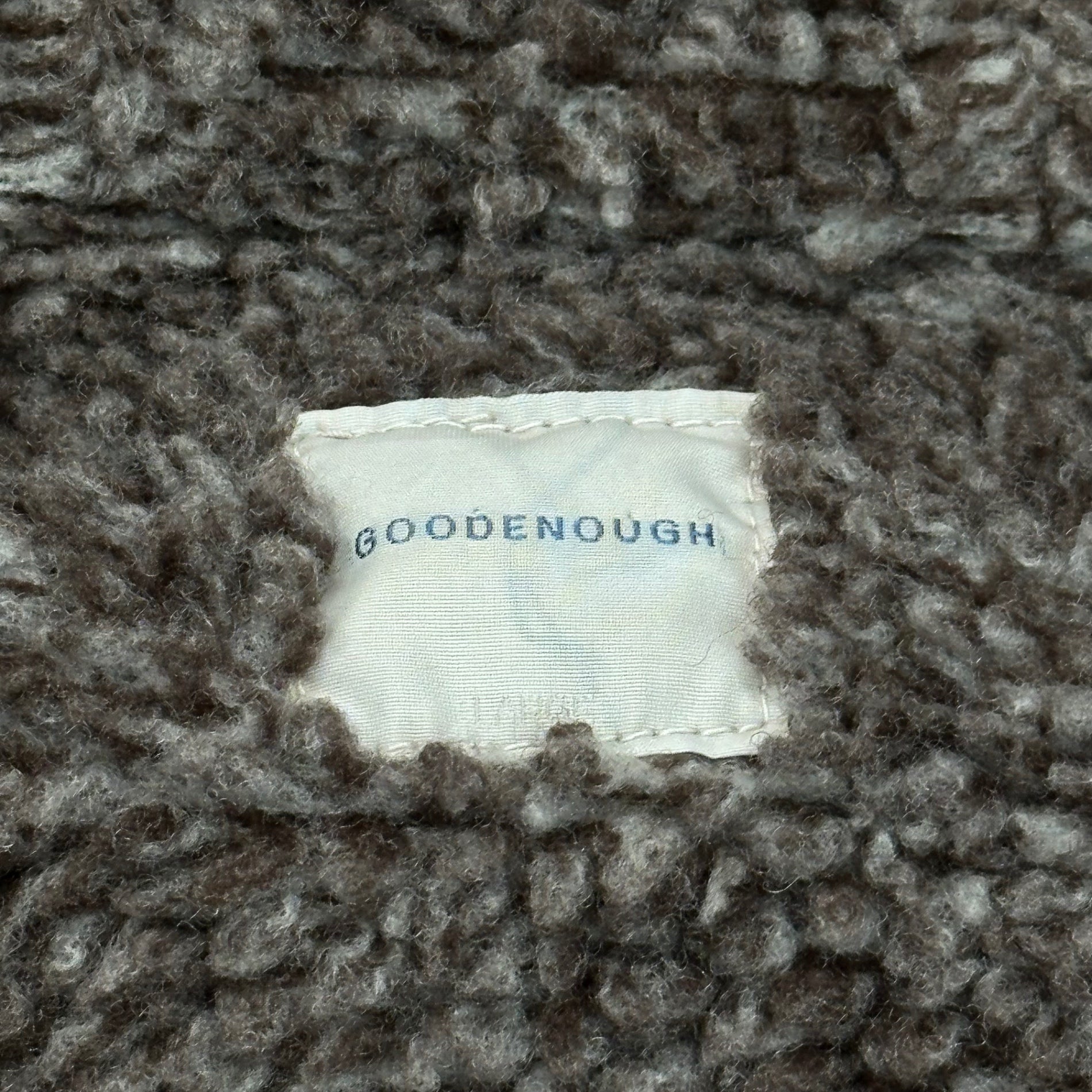 GOODENOUGH(グッドイナフ) 00's  Corduroy Boa Hooded Jacket コーデュロイ ボア フーデット ジャケット L ブラウン