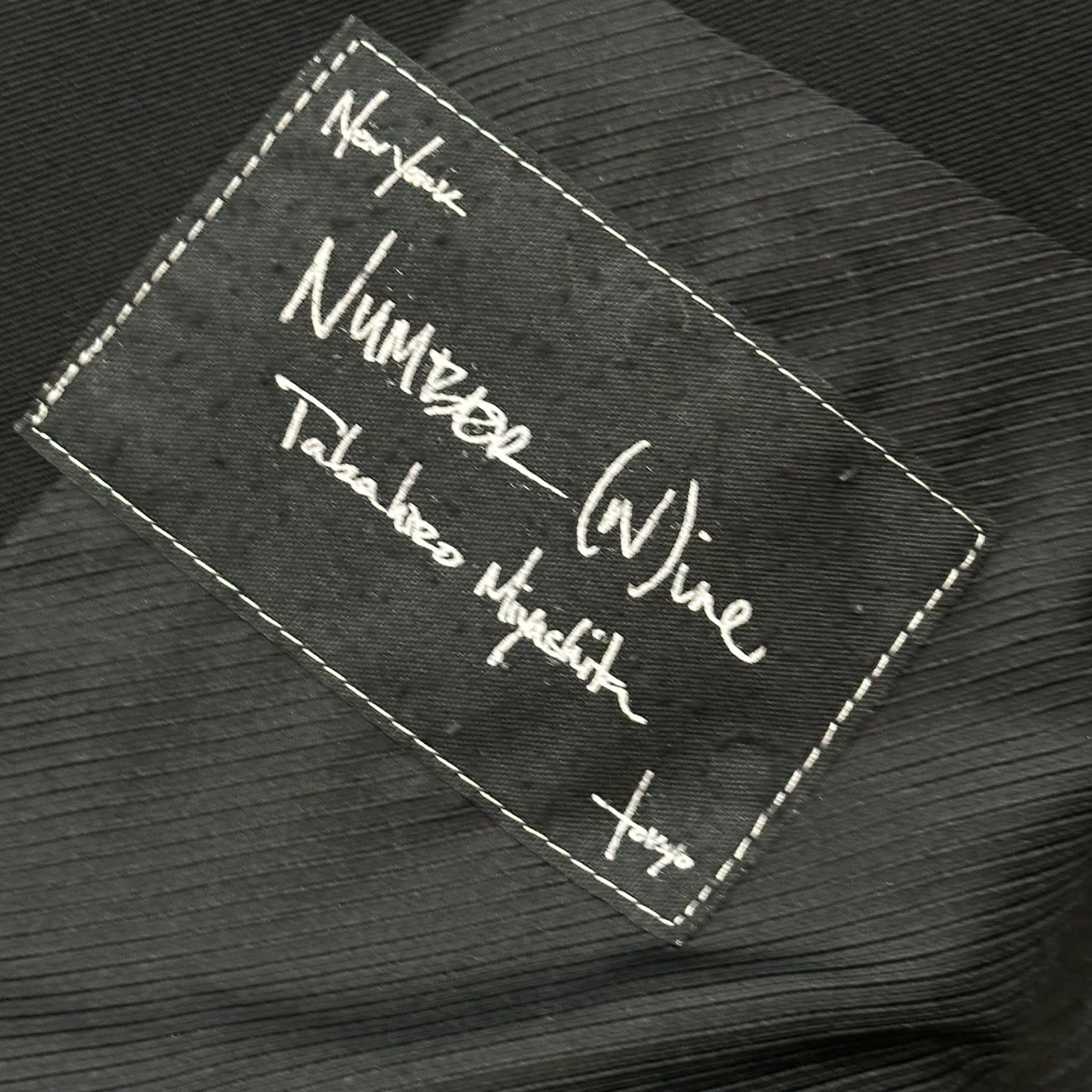 NUMBER (N)INE(ナンバーナイン) 2006AW NOIR期 Elbow-Patch Single-Button Wool Tailored Jacket エルボーパッチ 1B ウールテーラードジャケット F06-NJ001A 3(L程度) ブラック 00's Archive アーカイブ