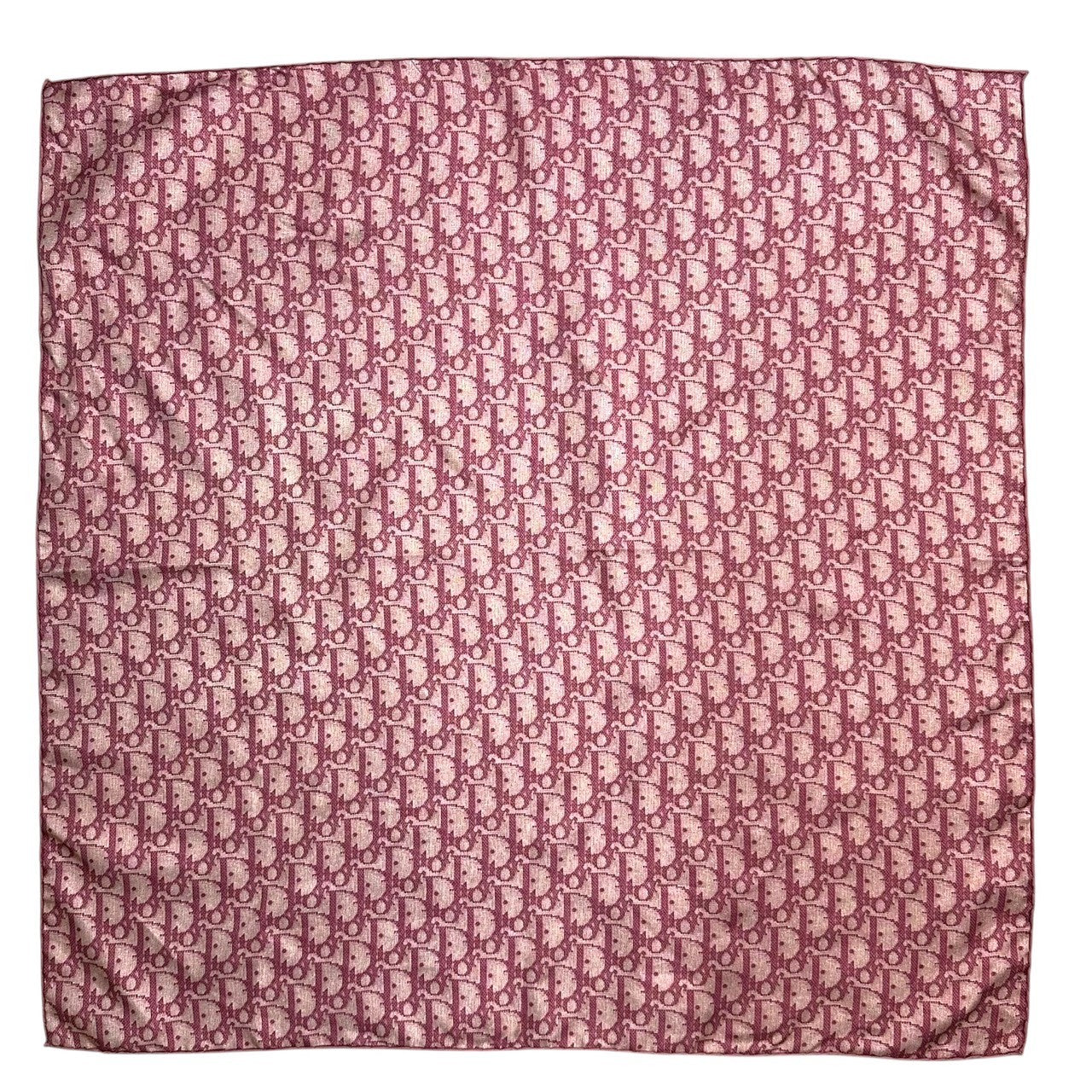 Christian Dior(クリスチャンディオール) Old Trotter All-over Pattern Silk Scarf オールド トロッター 総柄 シルク スカーフ レッド