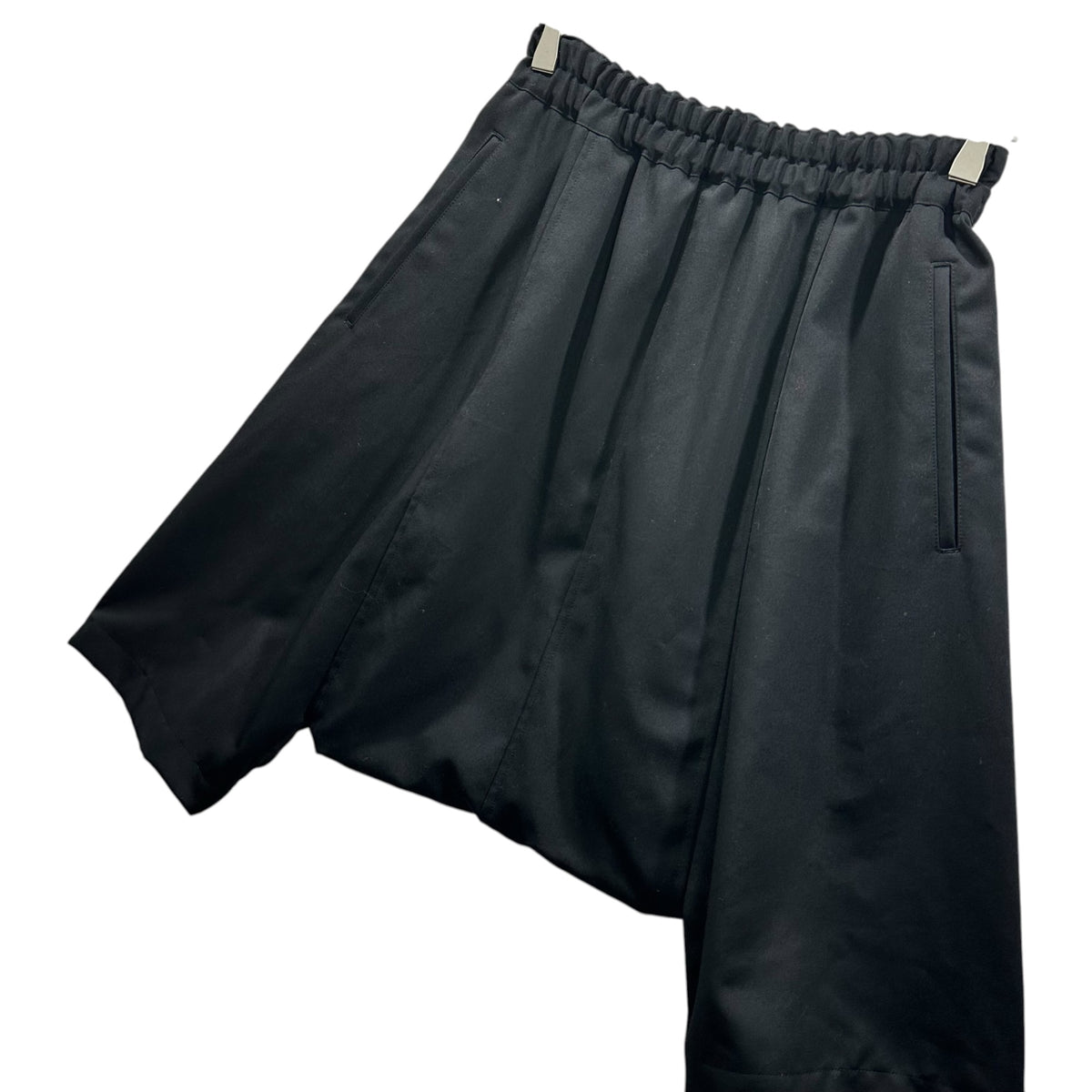 COMME des GARCONS COMME des GARCONS(コムデギャルソンコムデギャルソン) 2009SS Wool Sarouel Shorts ウール サルエル ショーツ RU-P081 SS ブラック AD2008 00s アーカイブ 男性着用可能