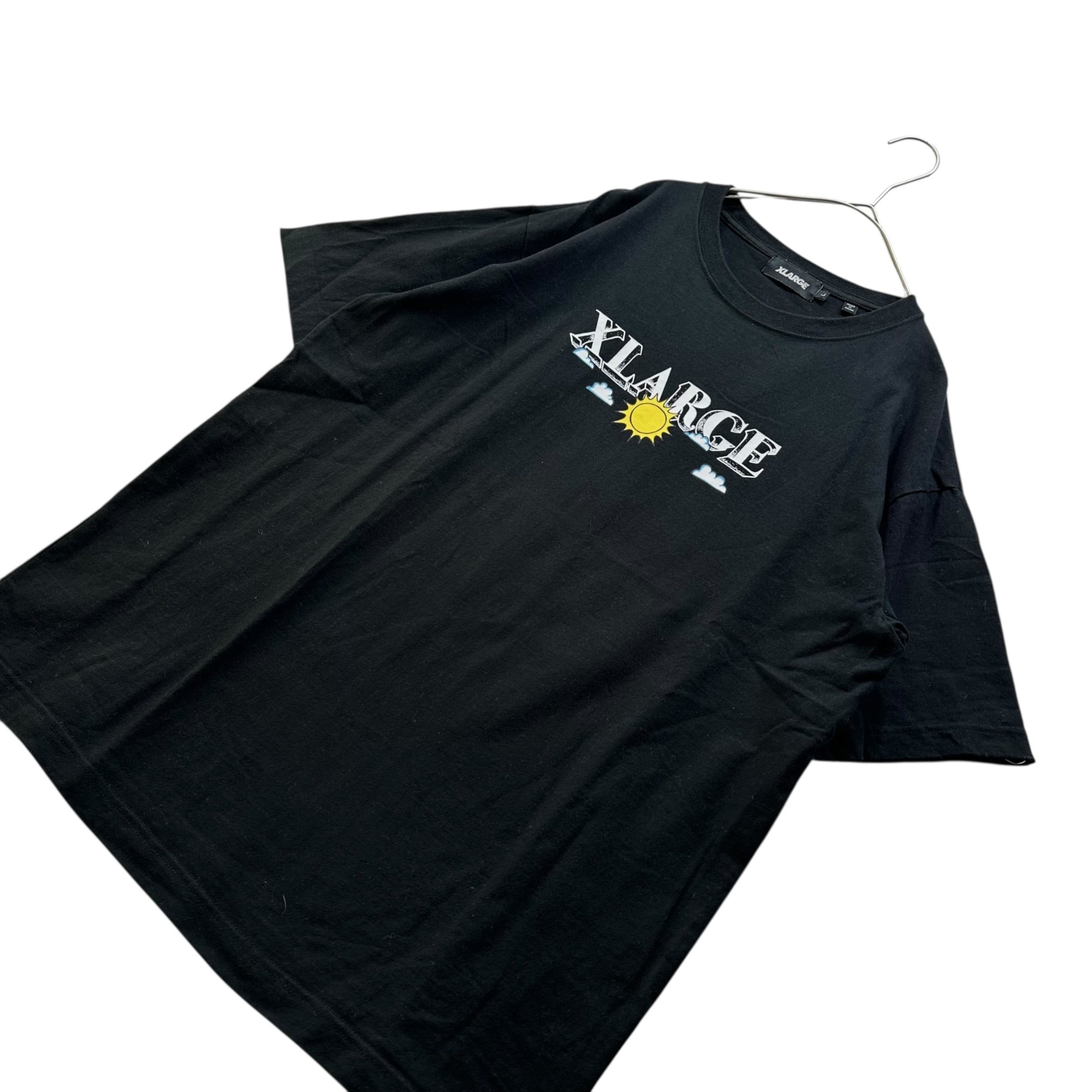 X-LARGE(エクストララージ) Skeleton and Hula Dance Print T-Shirt 骸骨とフラダンス プリント Tシャツ L ブラック