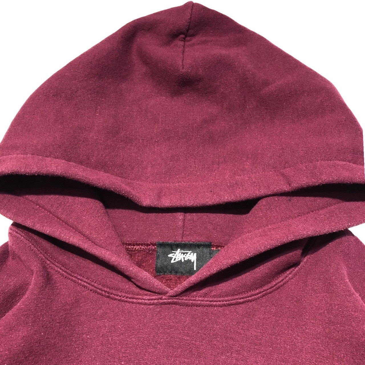 STUSSY(ステューシー) ”STUSSY ©” Shawn logo pullover hoodie ショーンロゴ プルオーバー パーカー S(オーバーサイズ) ボルドー