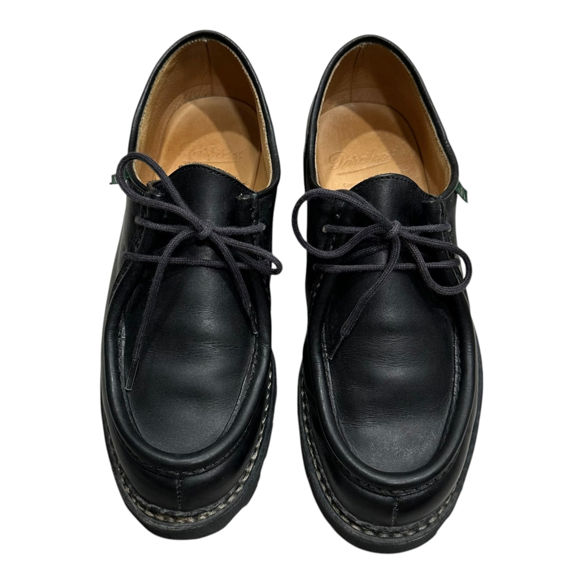 Paraboot(パラブーツ) MICHAEL ミカエル 715604 39(約24.0cm程度) ブラック モカシン 革靴