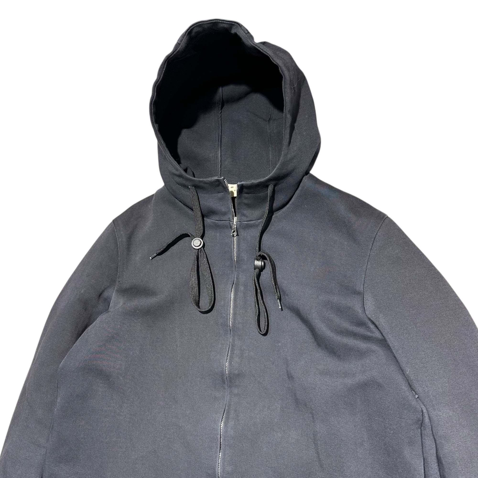 MARNI(マルニ) 15SS Cotton Nylon Blend Double-Zip Hooded Jacket コットン ナイロン クロス ダブルジップ フーデッド ジャケット G15JUMUL09A00TCE50 46(S) ブラック