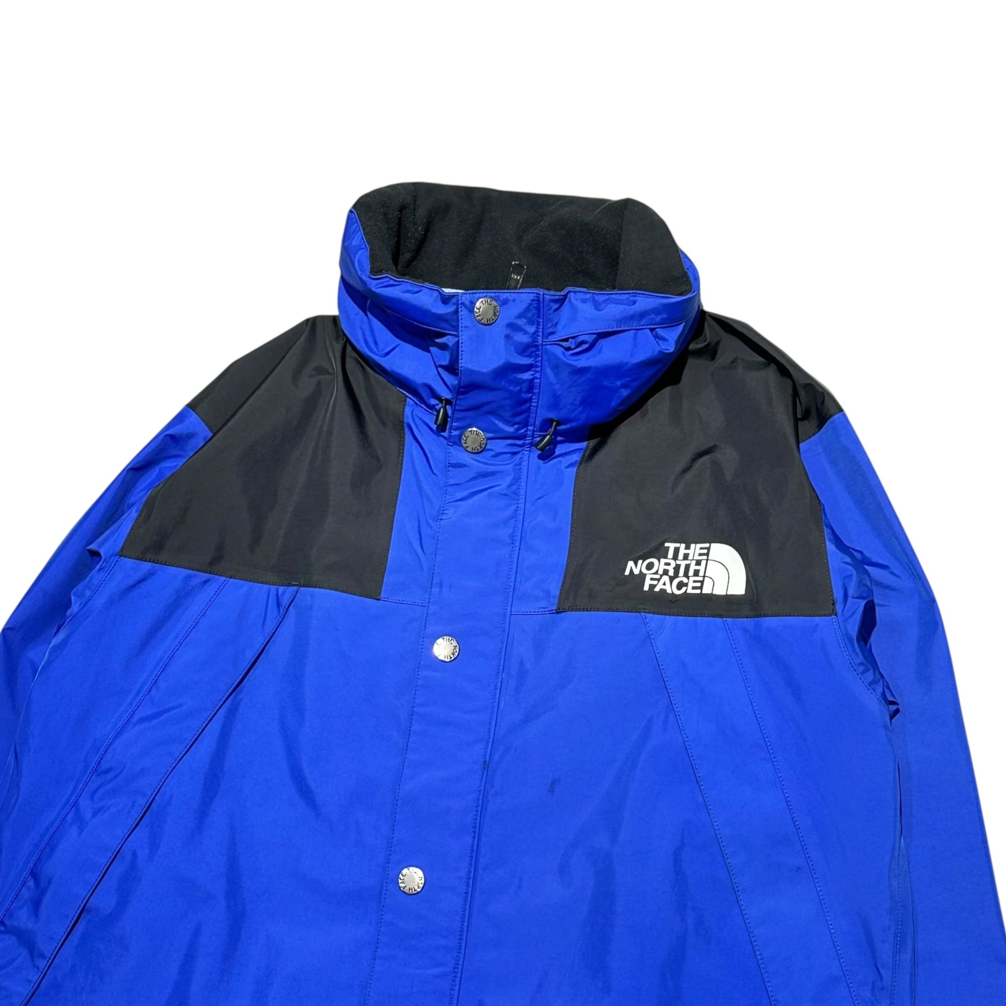 THE NORTH FACE(ノースフェイス) GORE-TEX Mountain Raintex Jacket ゴアテックス マウンテン レインテックス ジャケット NP12135 L ブルー×ブラック マウンテンパーカー