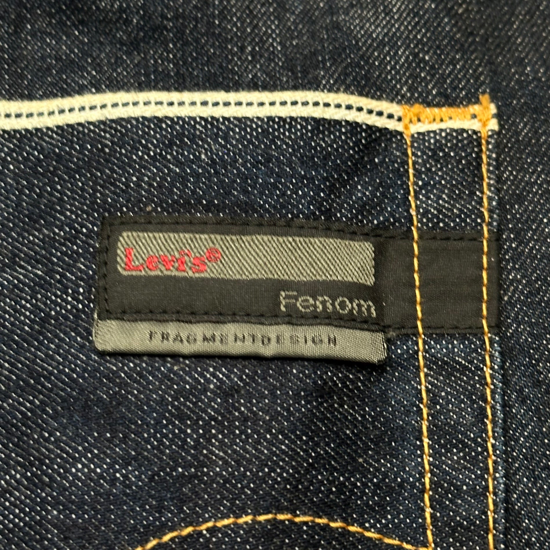 Levi's Fenom×uniform experiment(リーバイスフェノム×ユニフォームエクスペリメント) 350 DISCO Studded Denim Pants スタッズ デニム パンツ S0350-0001 M(32×31) インディゴ fragment