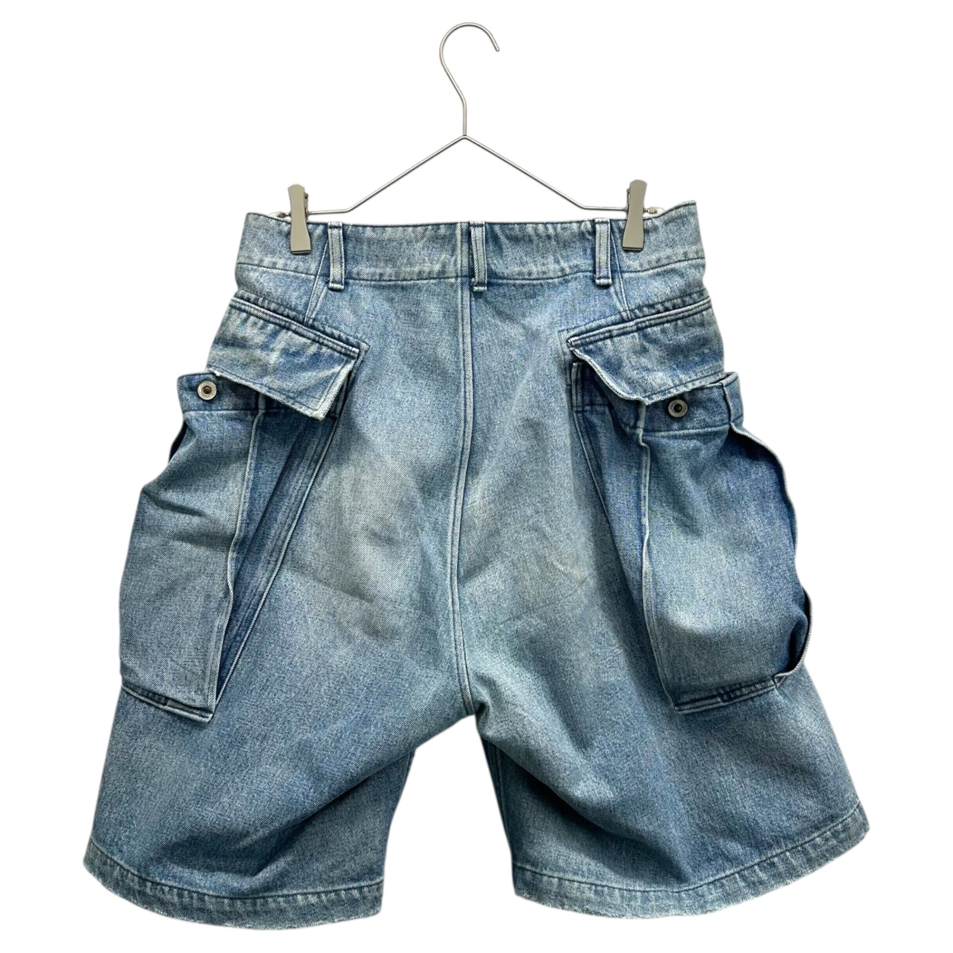 HERILL(ヘリル) HL Denim Cargoshorts デニム カーゴ ショーツ 22-030-HL-8110-1 1 ライトインディゴ ハーフ ショート パンツ