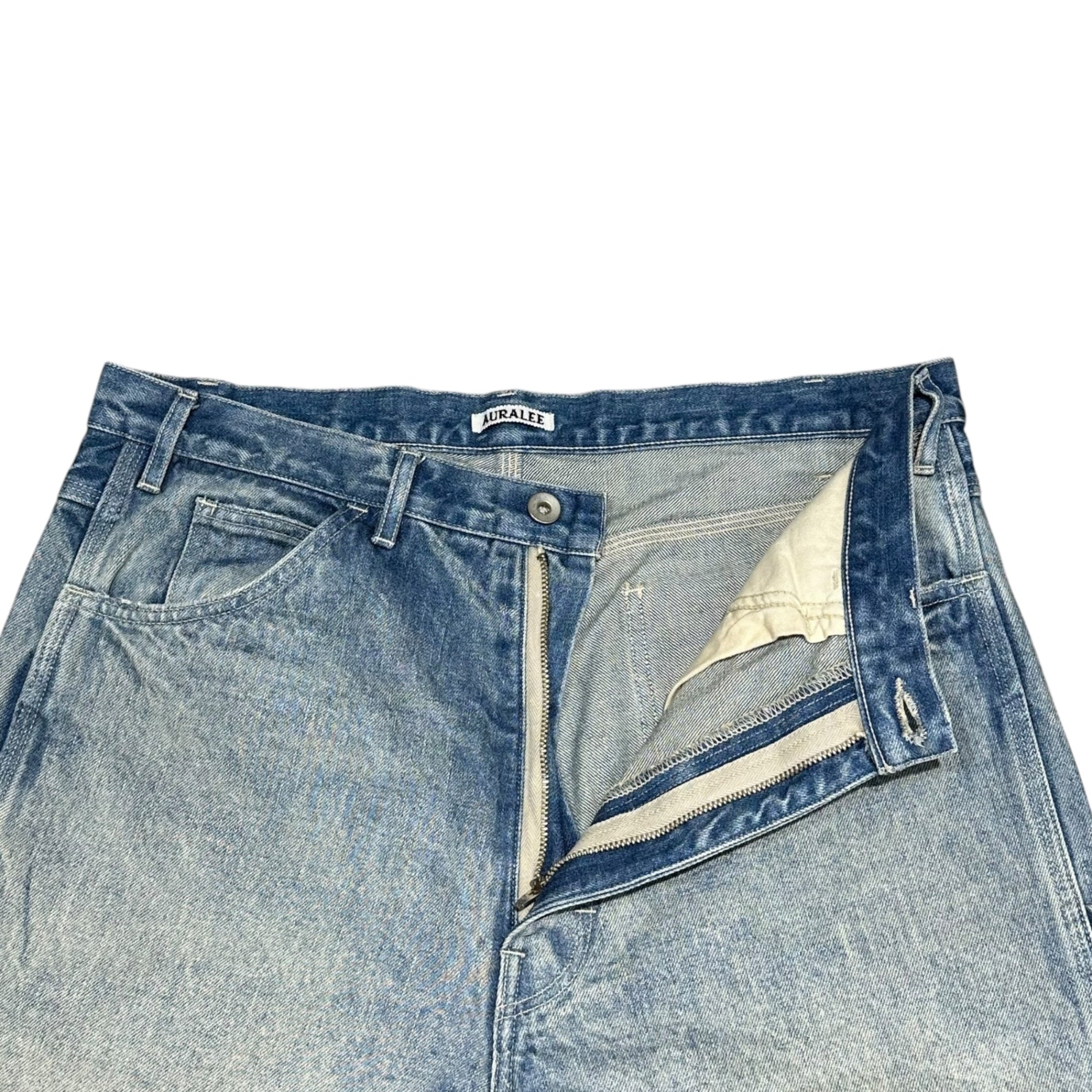 AURALEE(オーラリー) 24AW SELVEDGE FADED HEAVY DENIM PAINTER PANTS