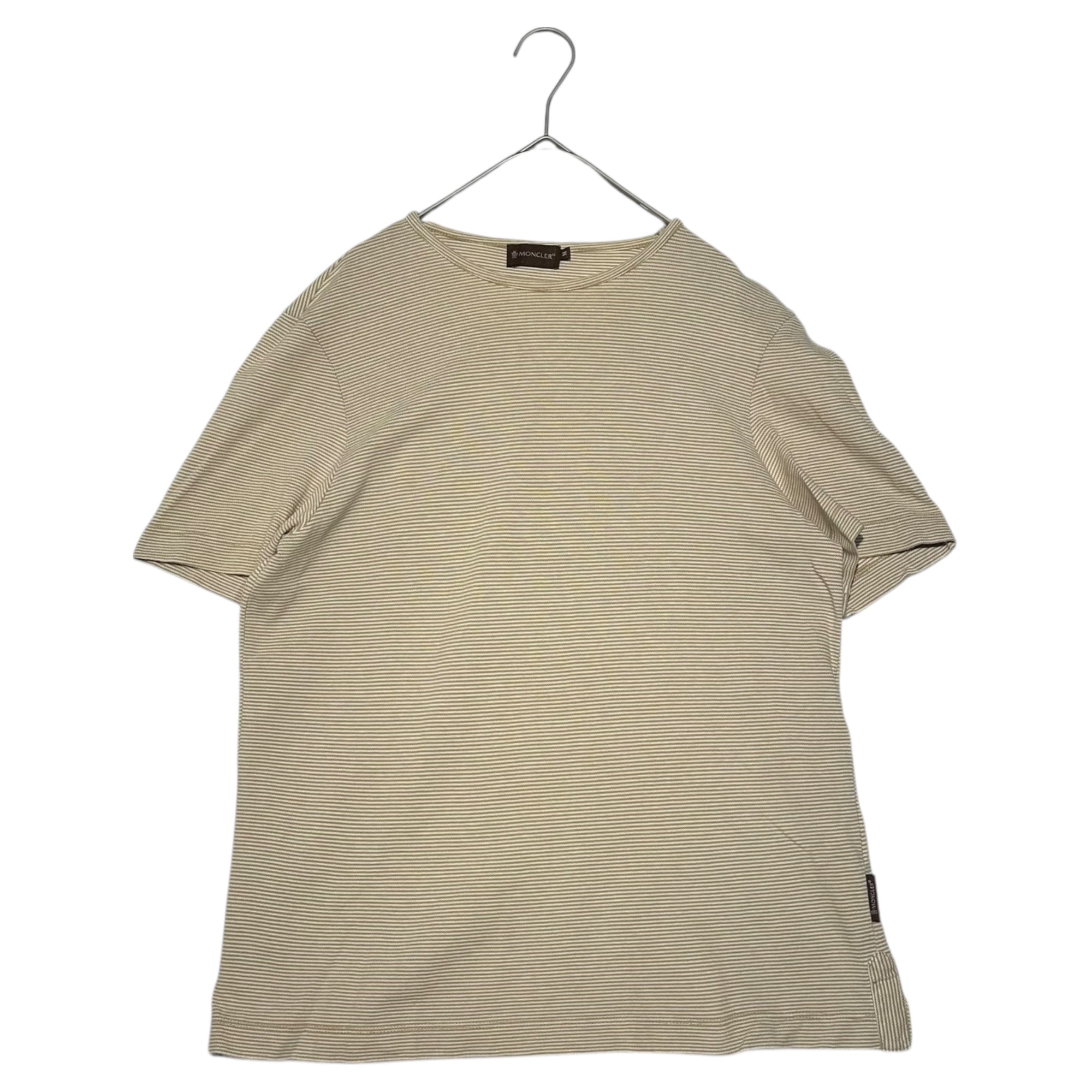 MONCLER(モンクレール) 90's Deer Crew Neck T-Shirt 鹿の子 クルーネック Tシャツ M ベージュ 茶タグ